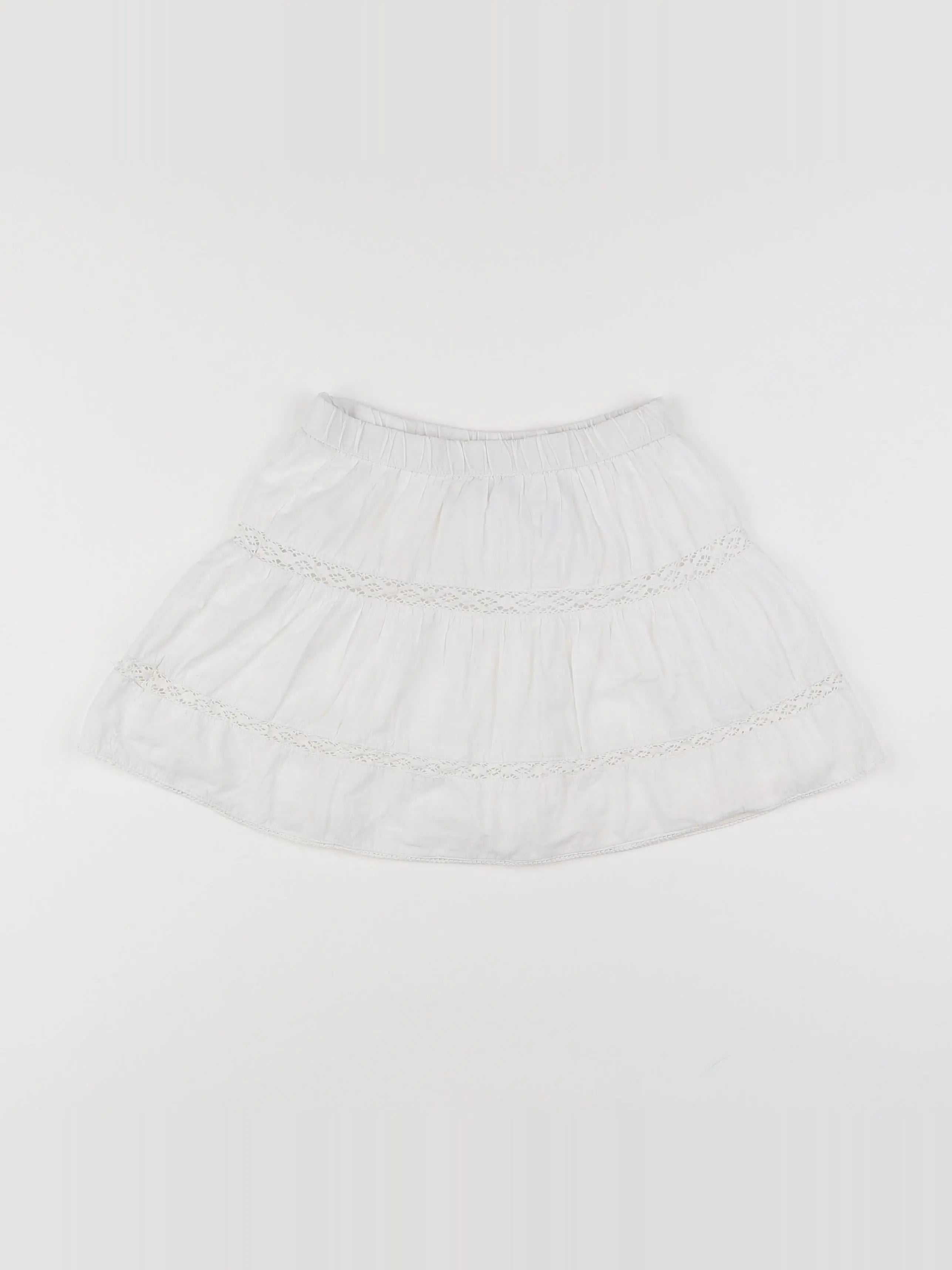 H&M - jupe blanc - 6 ans