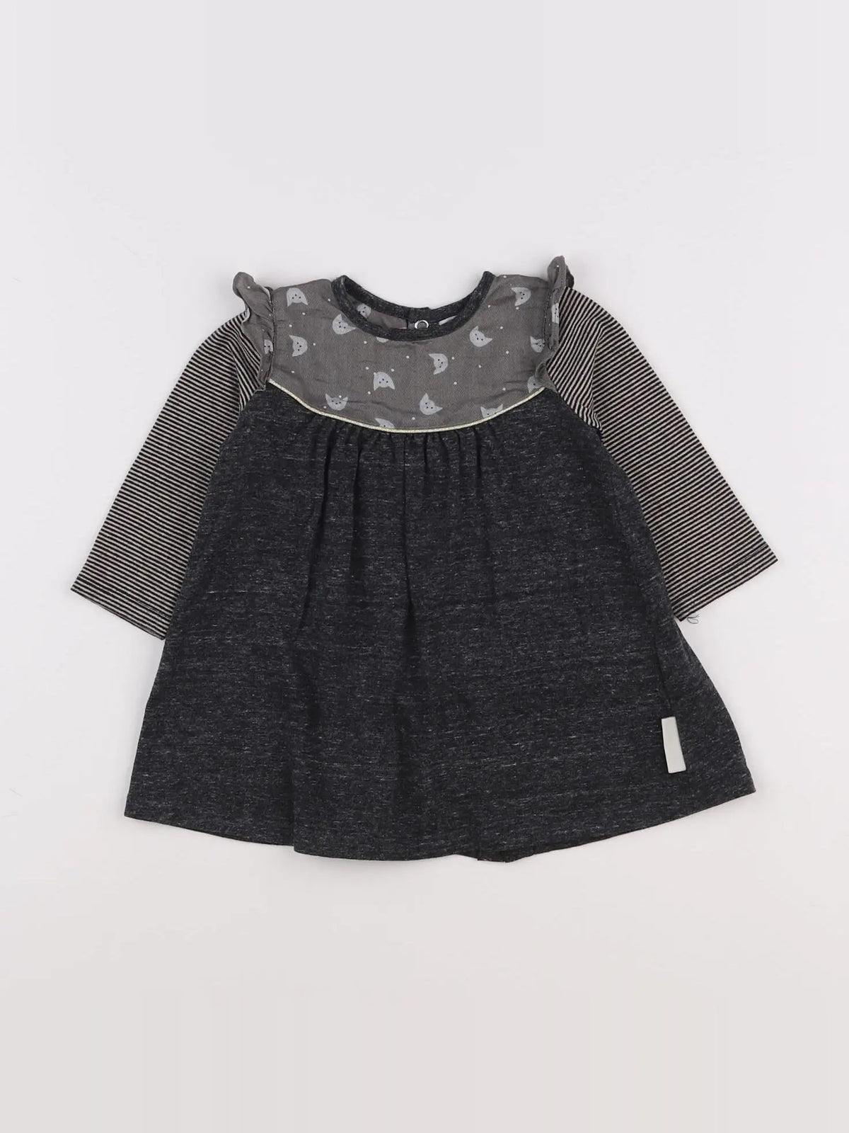 Moulin Roty - robe gris - 12 mois