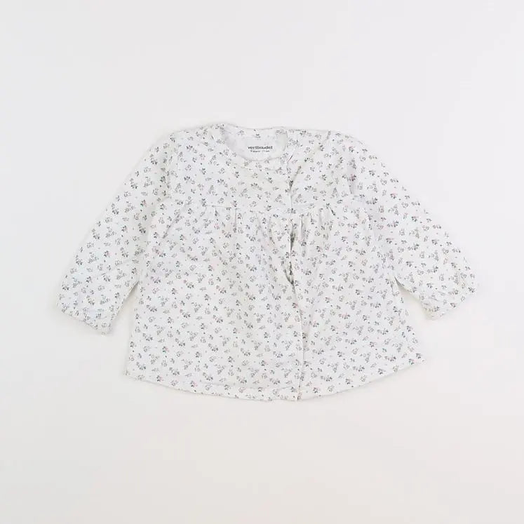 Vertbaudet - tee-shirt blanc, multicolore - 9 mois