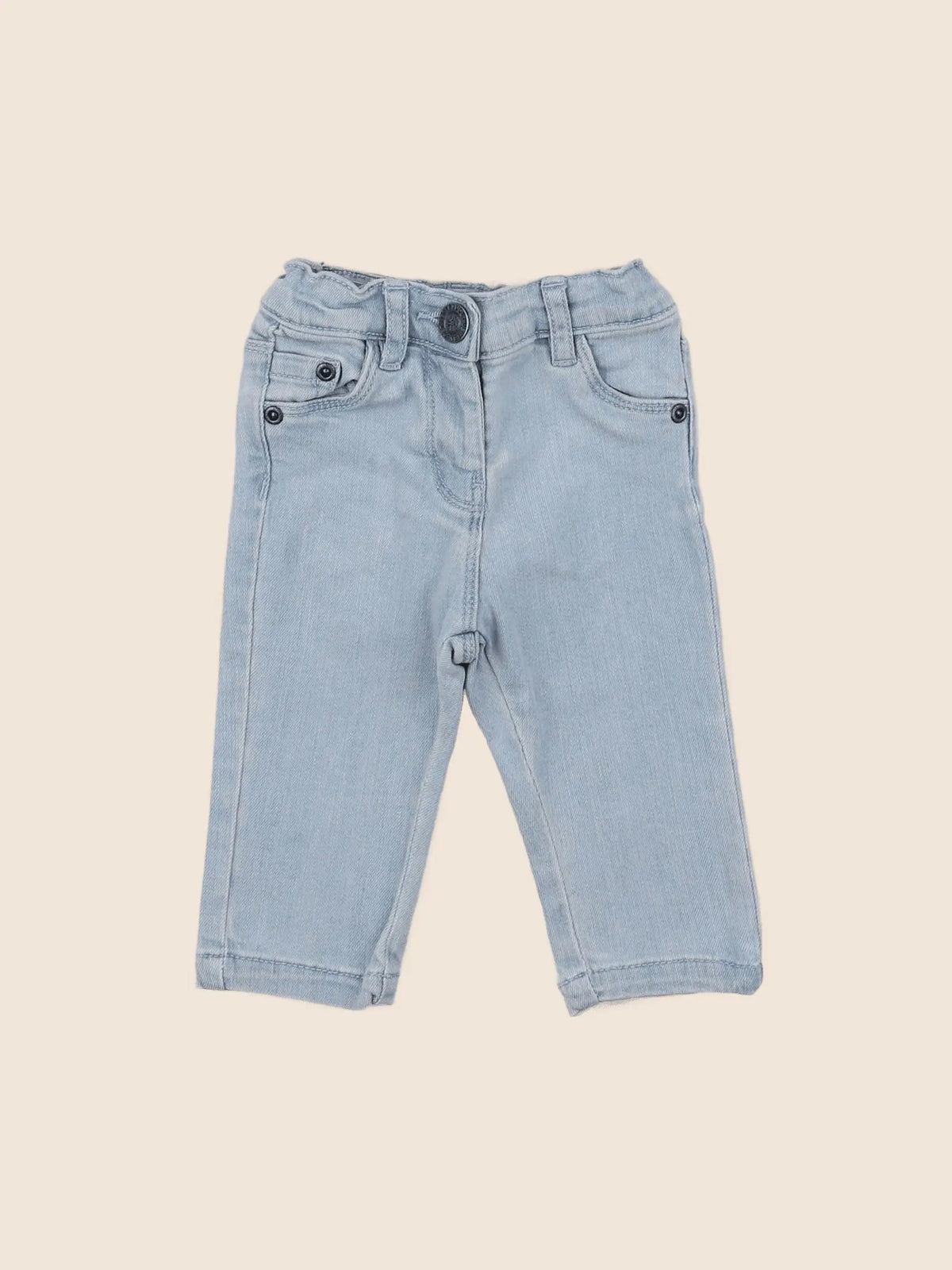 Vertbaudet - jean bleu - 3 mois