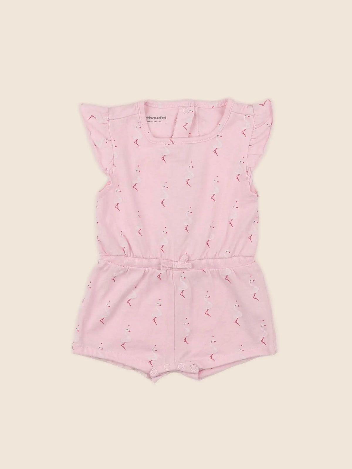 Vertbaudet - combinaison rose - 3 mois