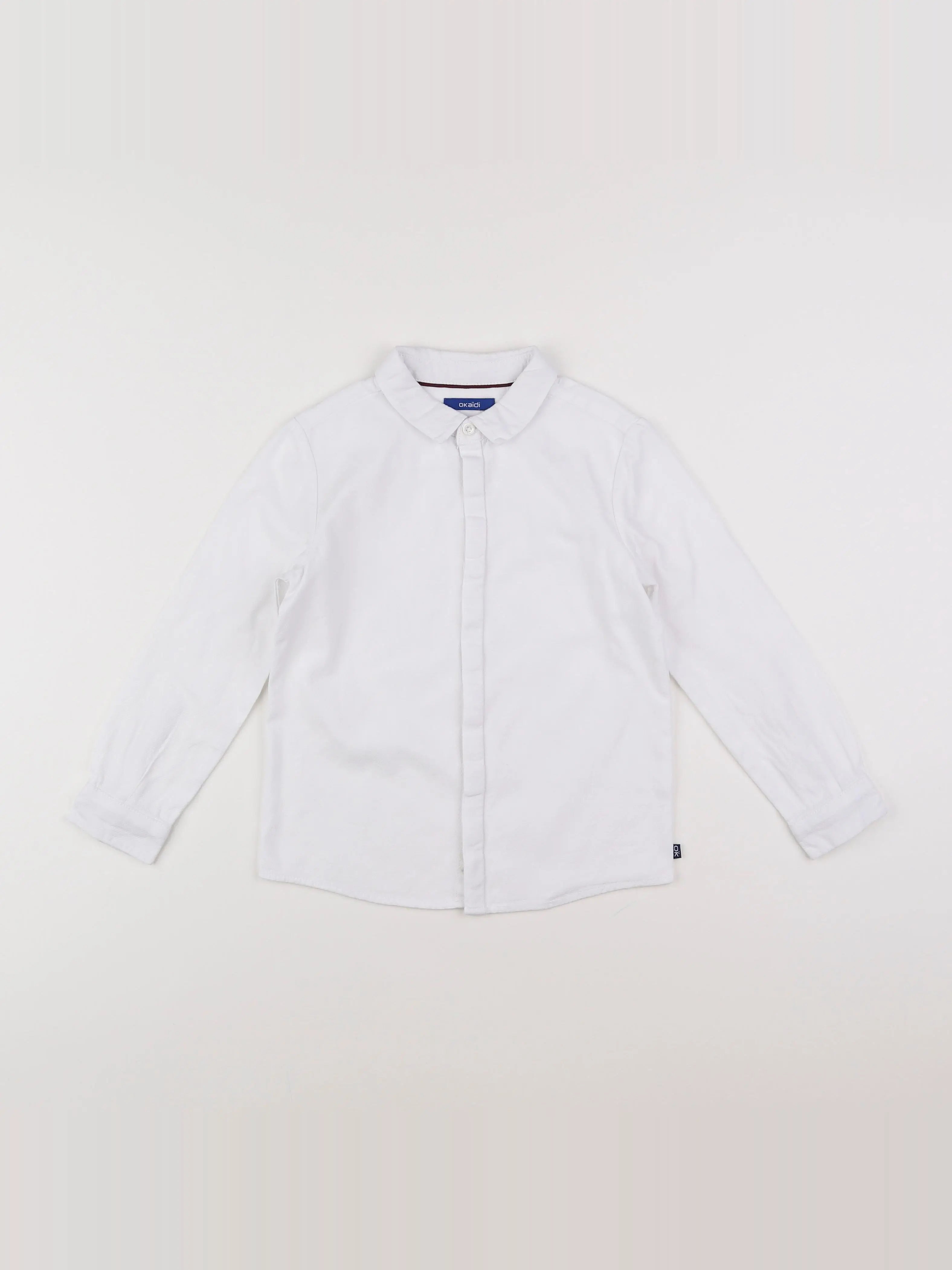 Okaidi - chemise blanc - 5 ans