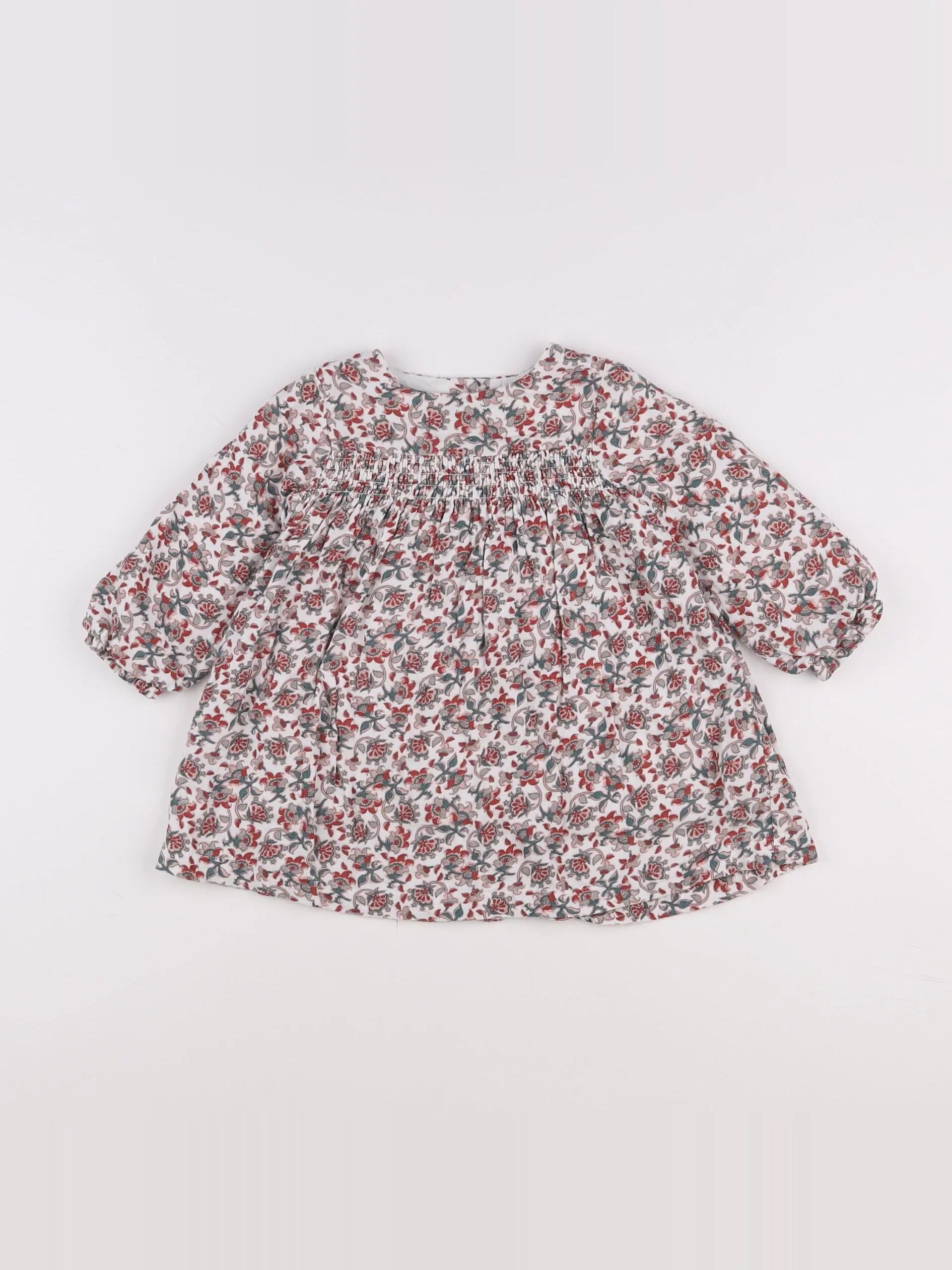 Vertbaudet - robe multicolore - 18 mois