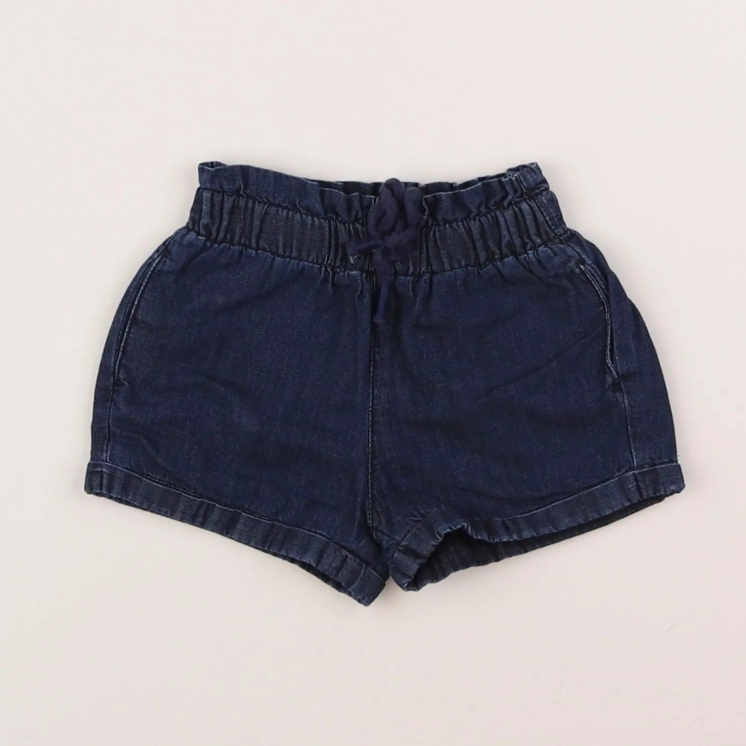 Vertbaudet - short bleu - 6 mois