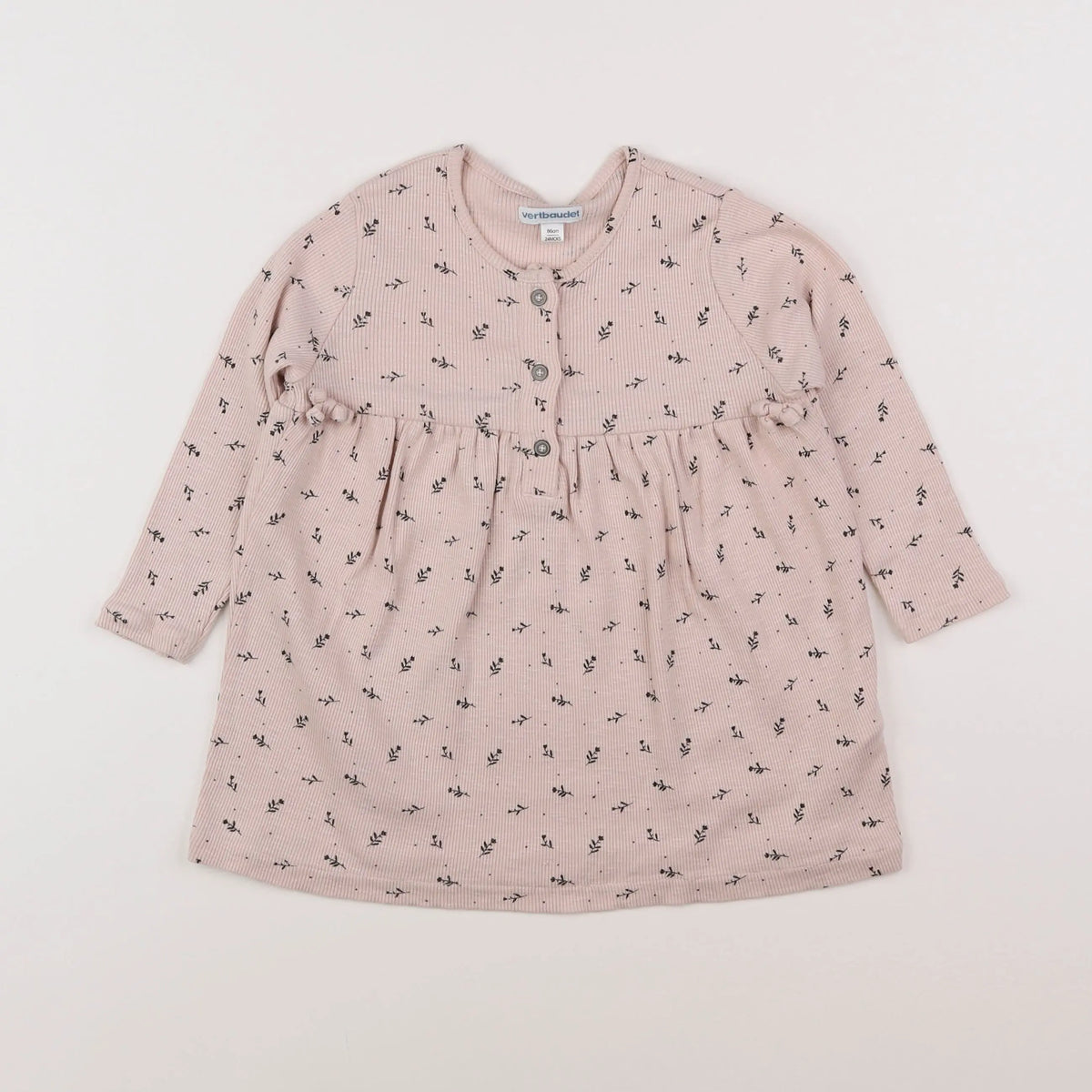 Vertbaudet - robe rose - 2 ans