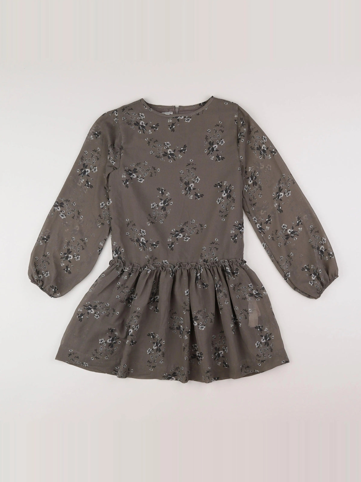 Gocco - robe taupe - 9/10 ans