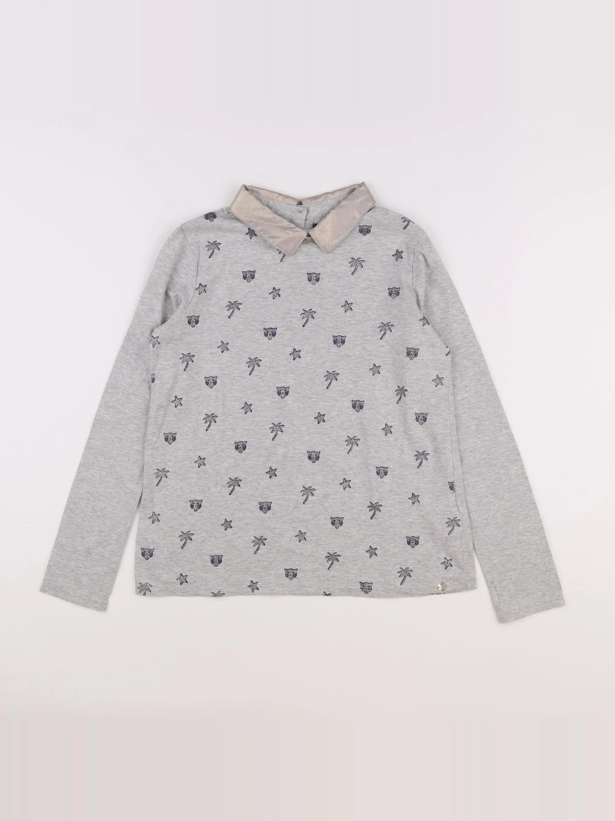 IKKS - tee-shirt gris - 12 ans