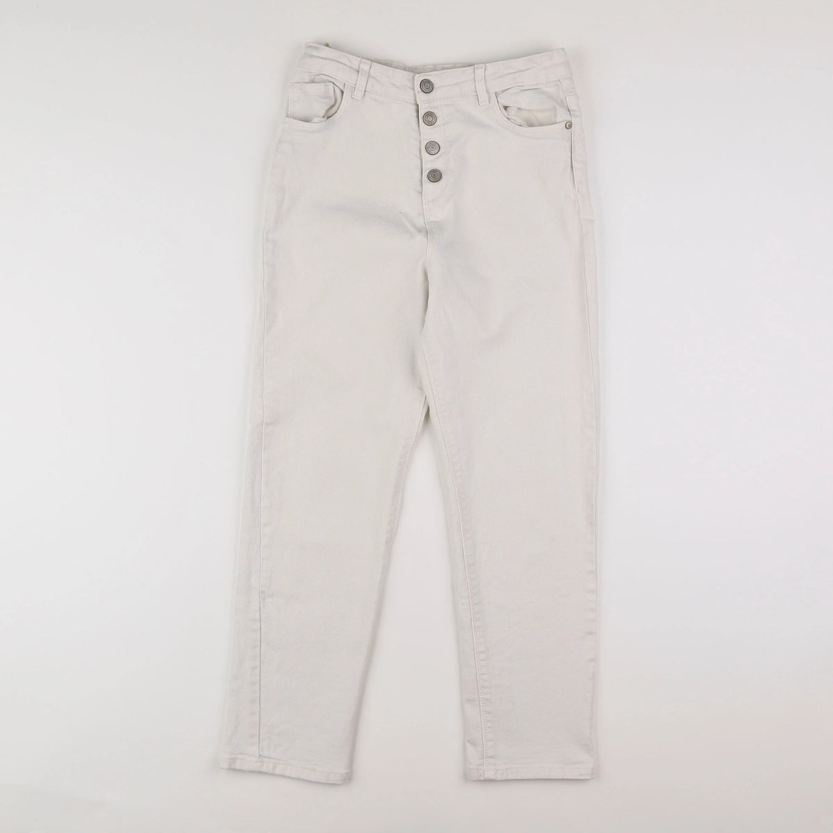 Vertbaudet - jean blanc - 12 ans