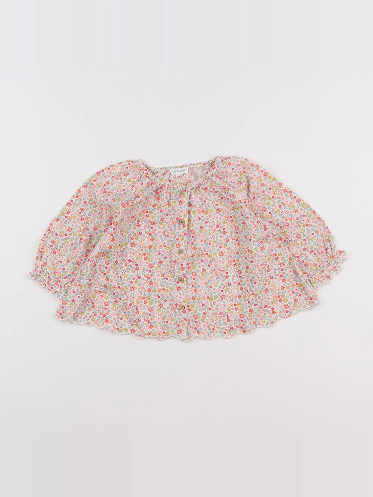 Vertbaudet - blouse multicolore - 12 mois