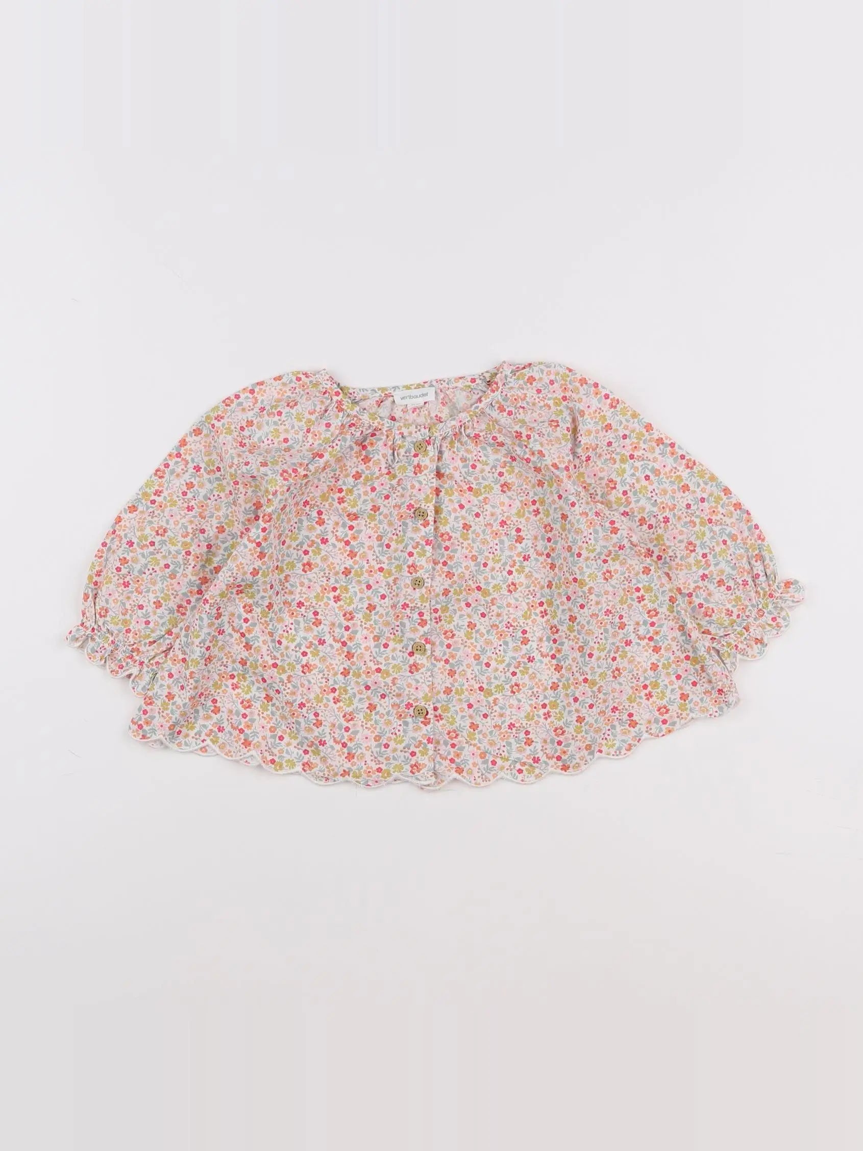 Vertbaudet - blouse multicolore - 12 mois