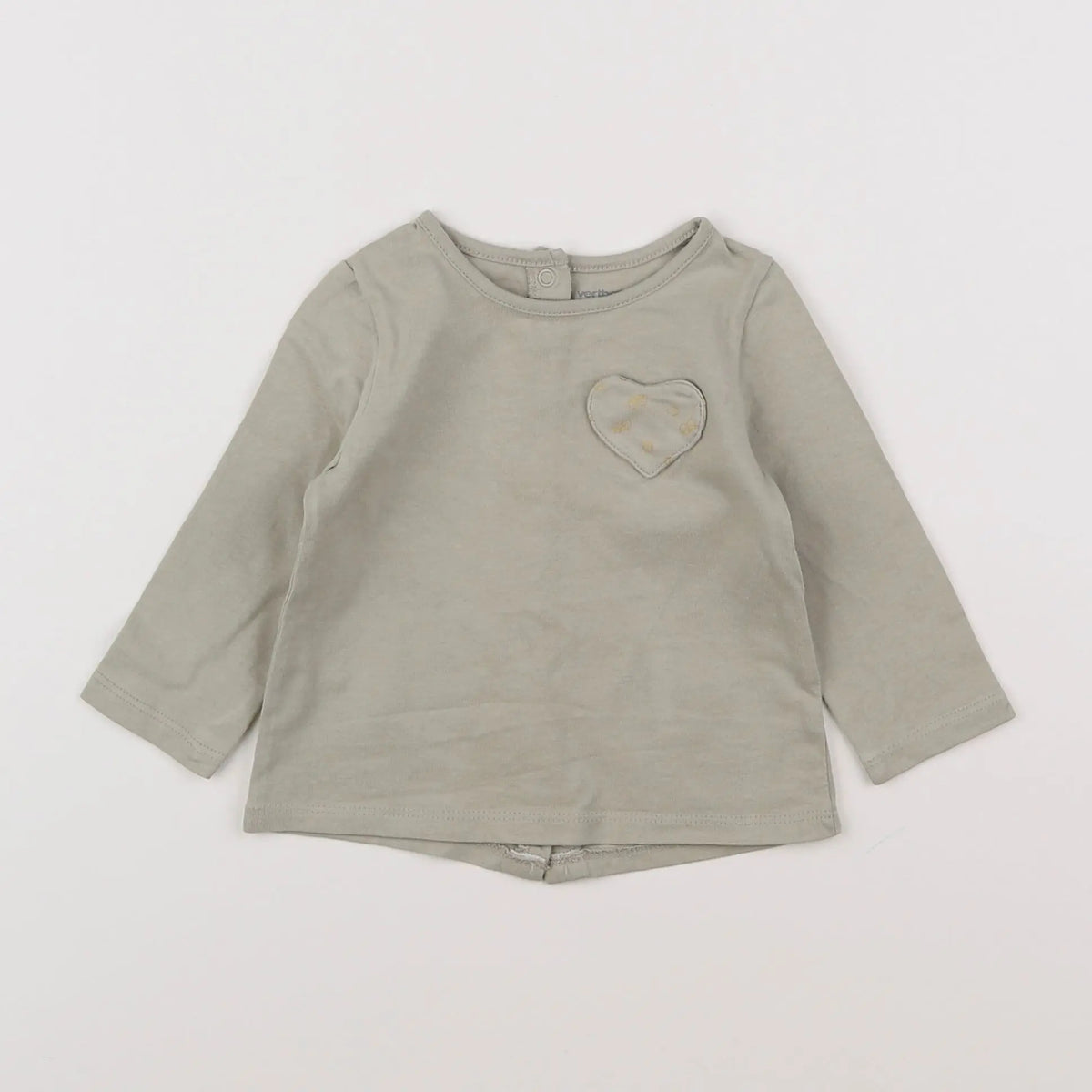 Vertbaudet - tee-shirt vert - 6 mois