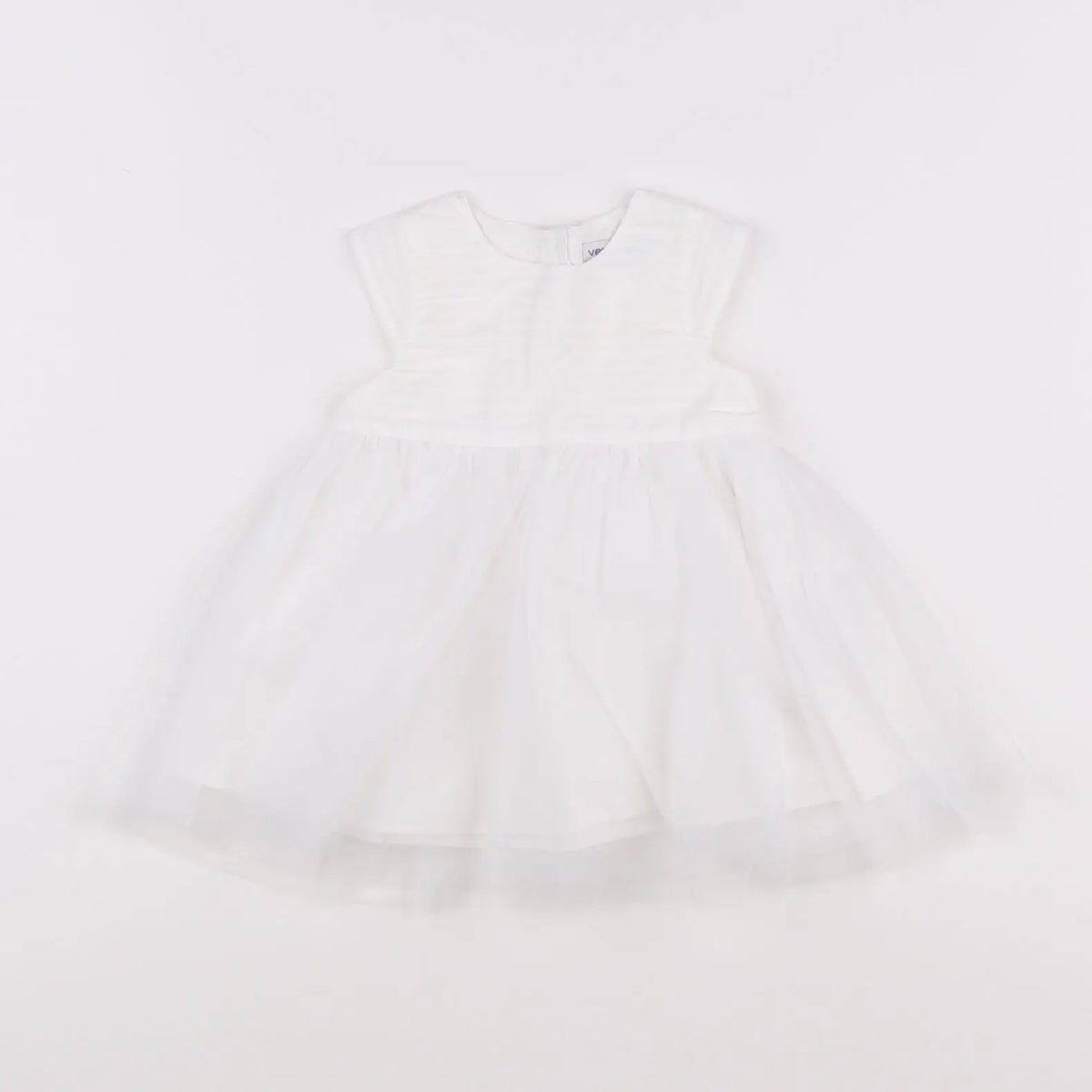 Vertbaudet - robe blanc - 6 mois
