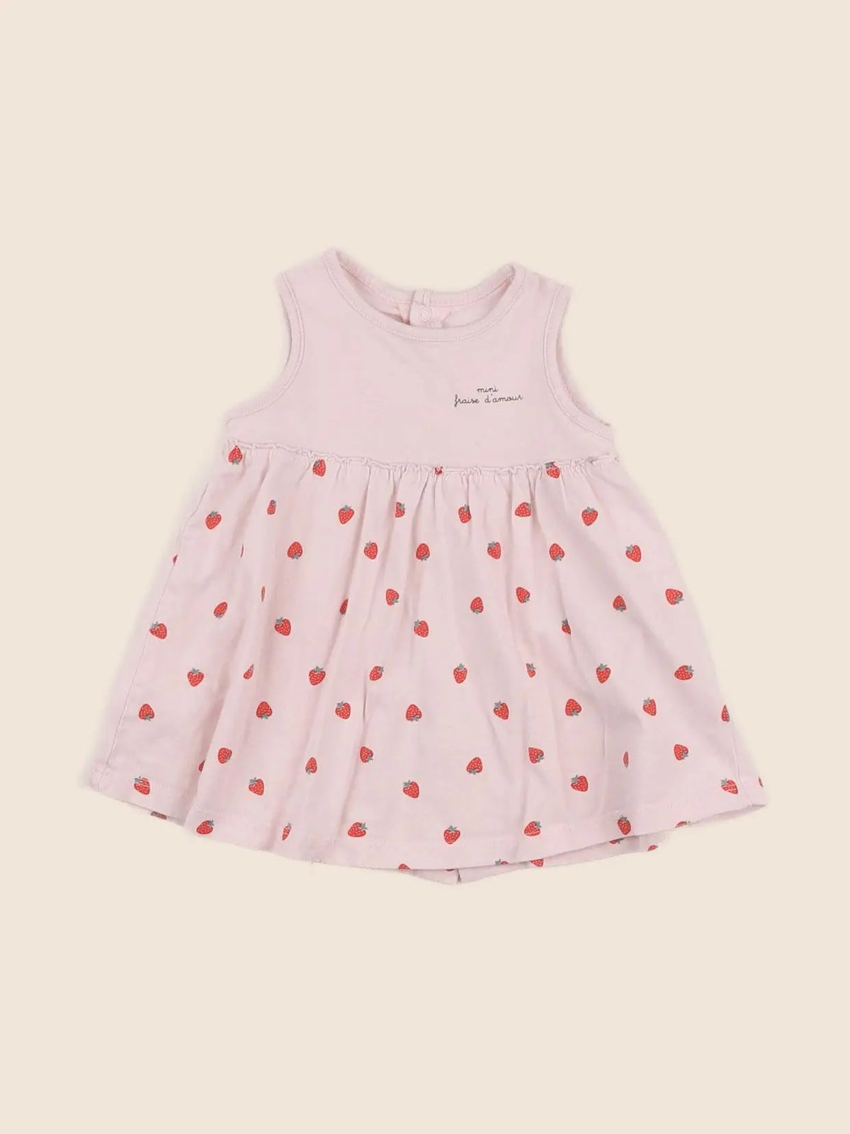Vertbaudet - robe rose - 3 mois
