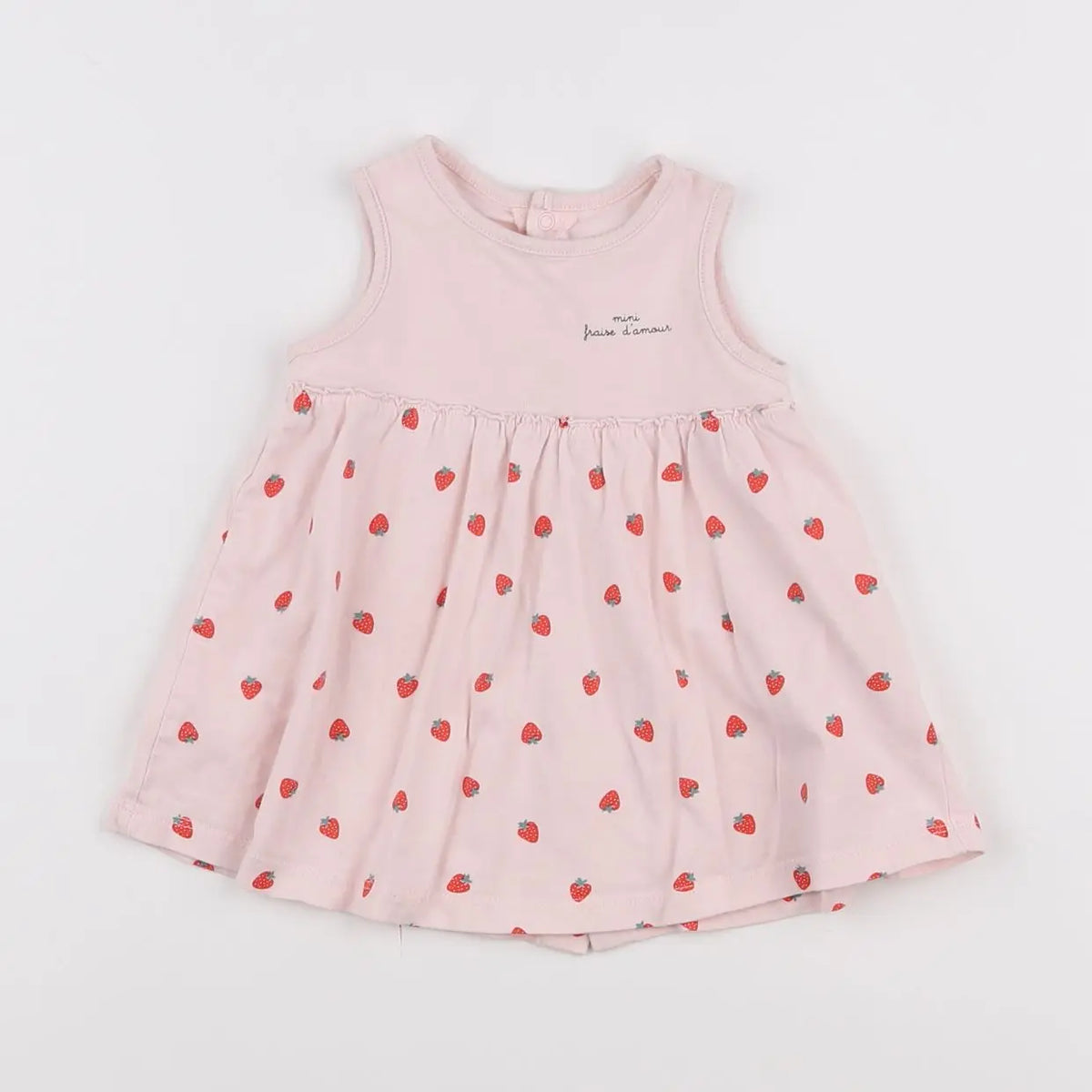 Vertbaudet - robe rose - 3 mois