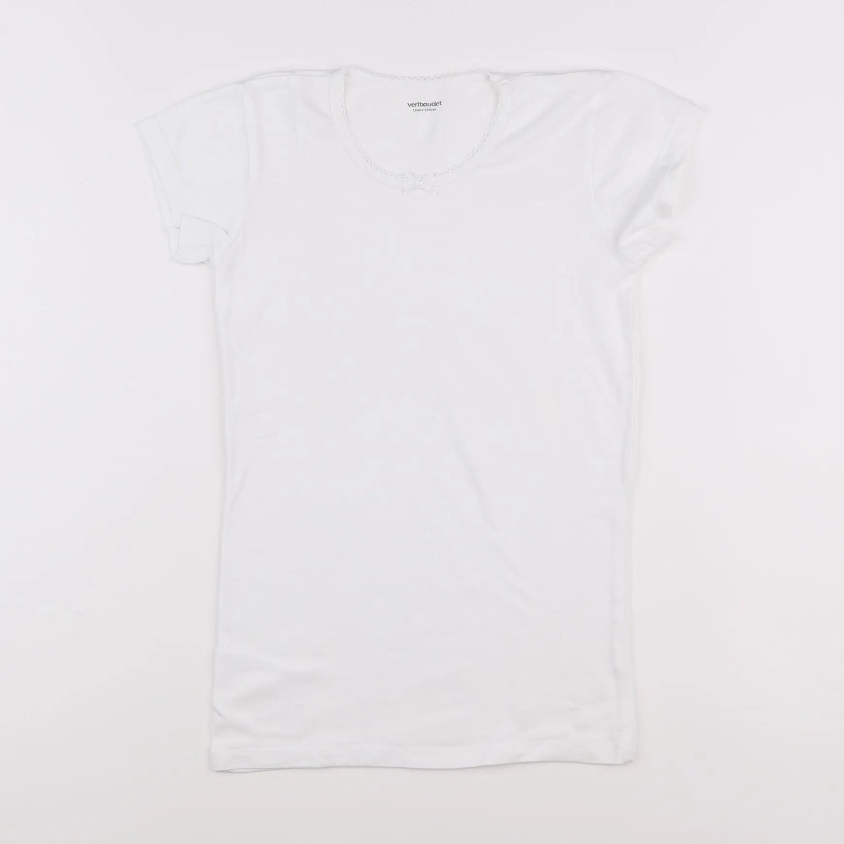 Vertbaudet - maillot de corps blanc - 12 ans