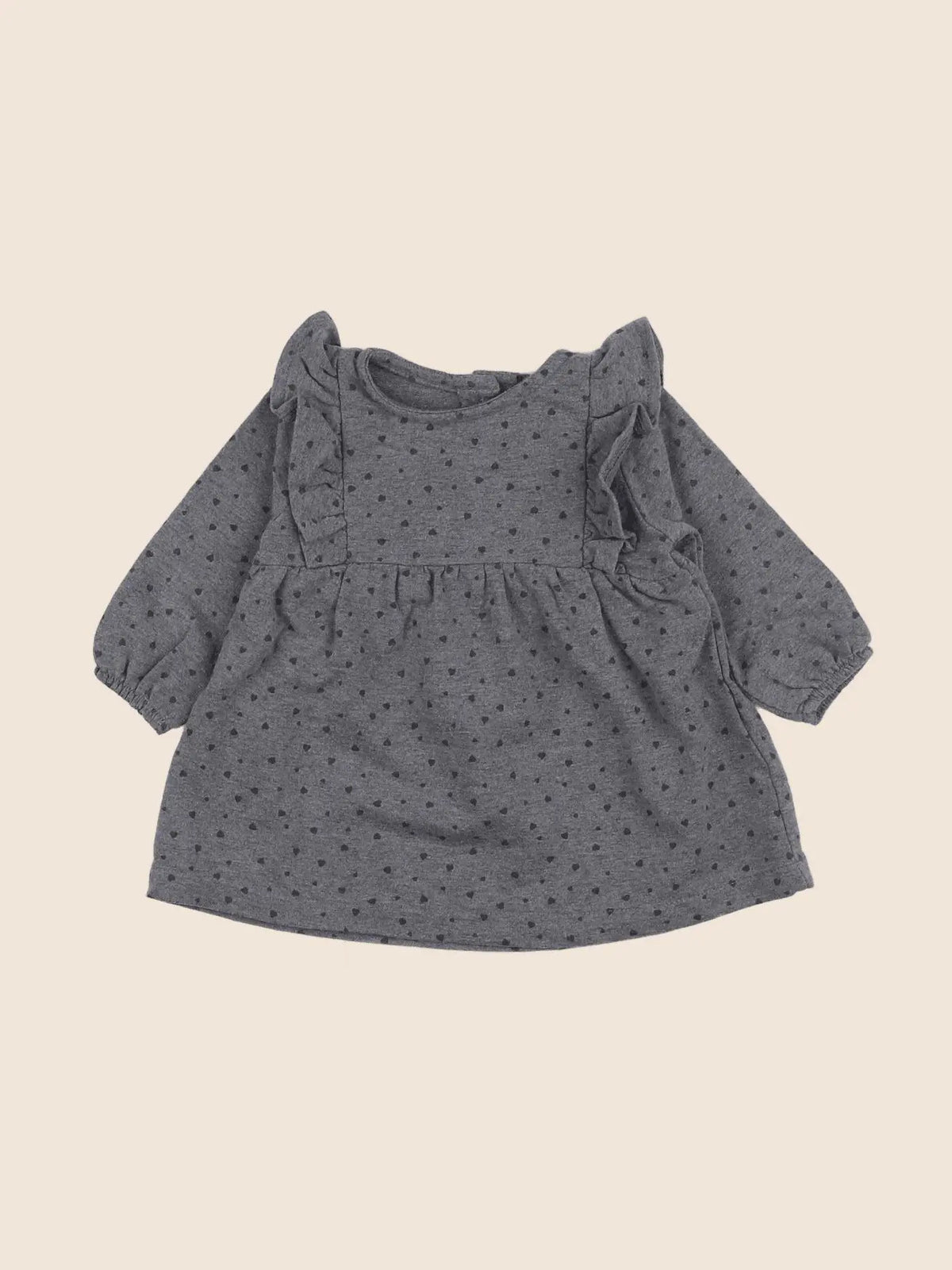 Vertbaudet - robe gris - 6 mois