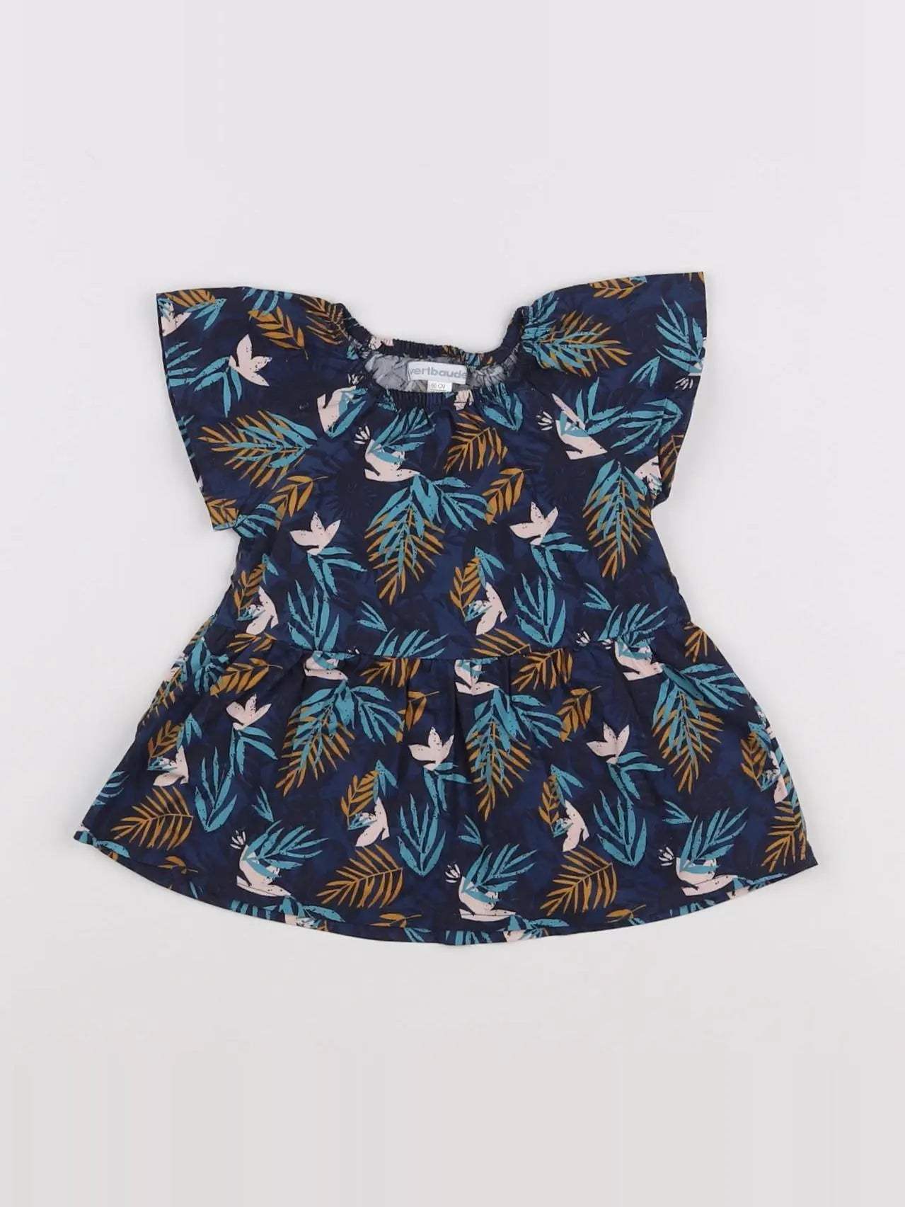 Vertbaudet - robe bleu - 3 mois