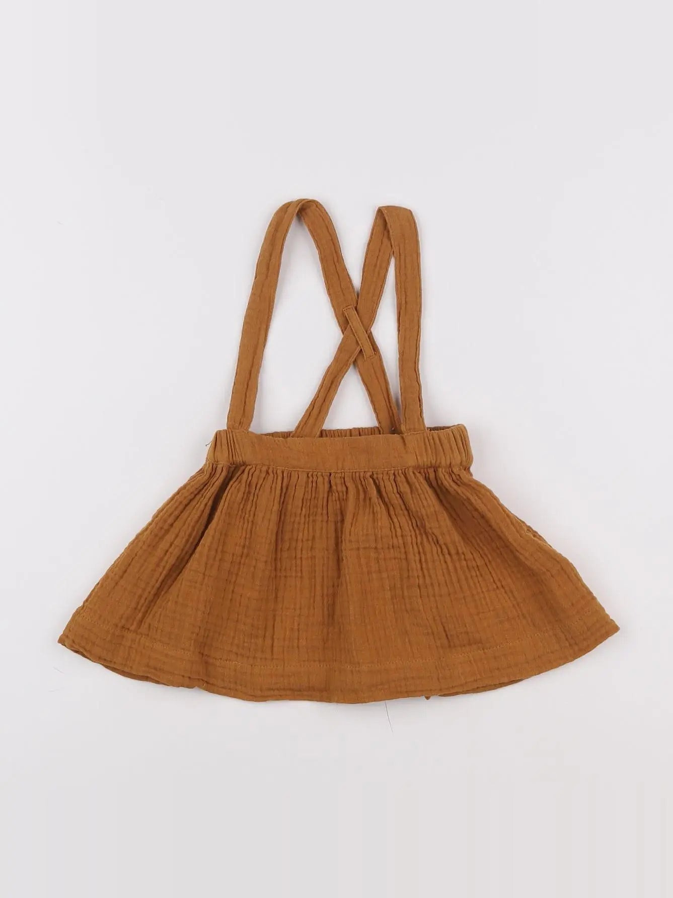 Vertbaudet - jupe marron - 12 mois