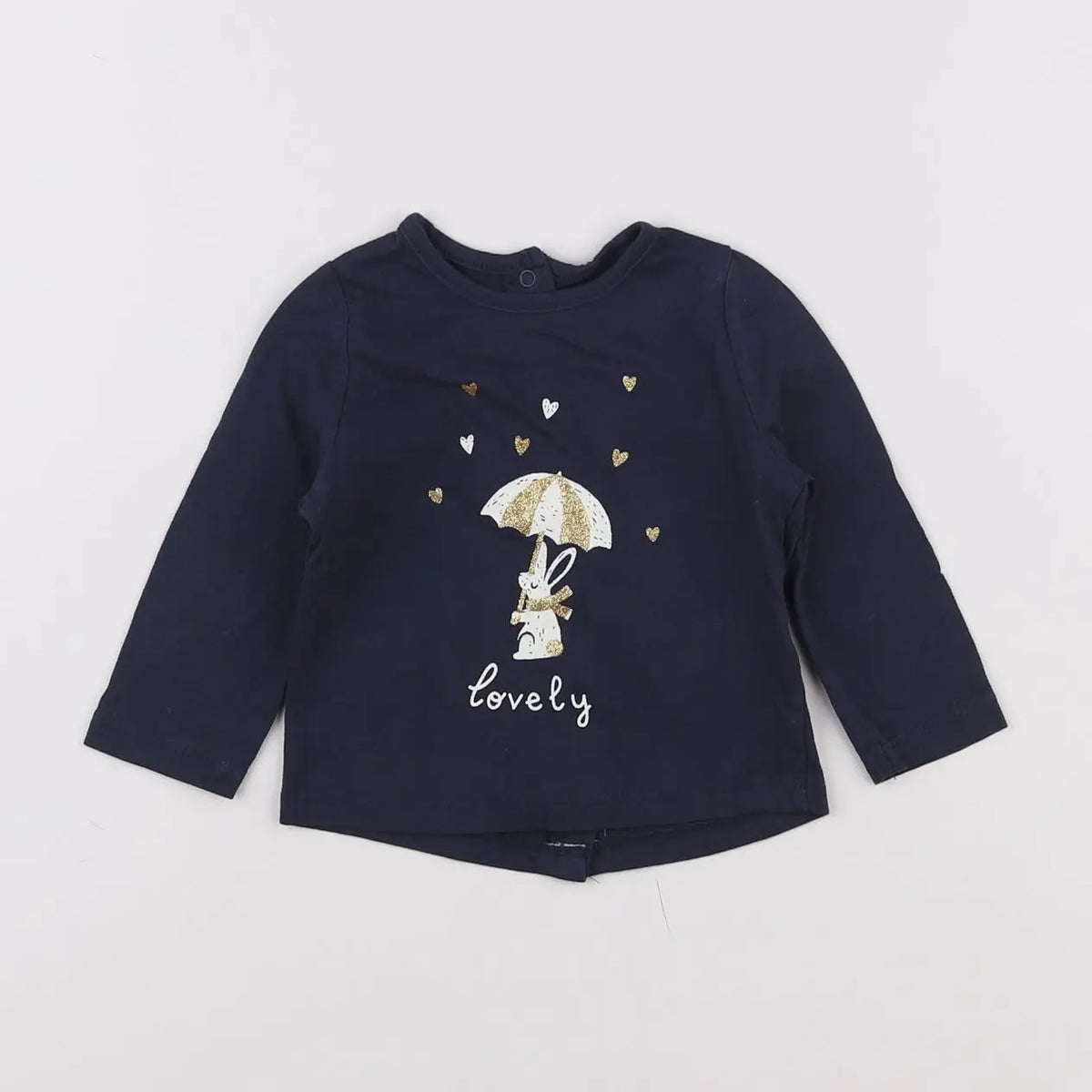 Vertbaudet - tee-shirt bleu - 6 mois