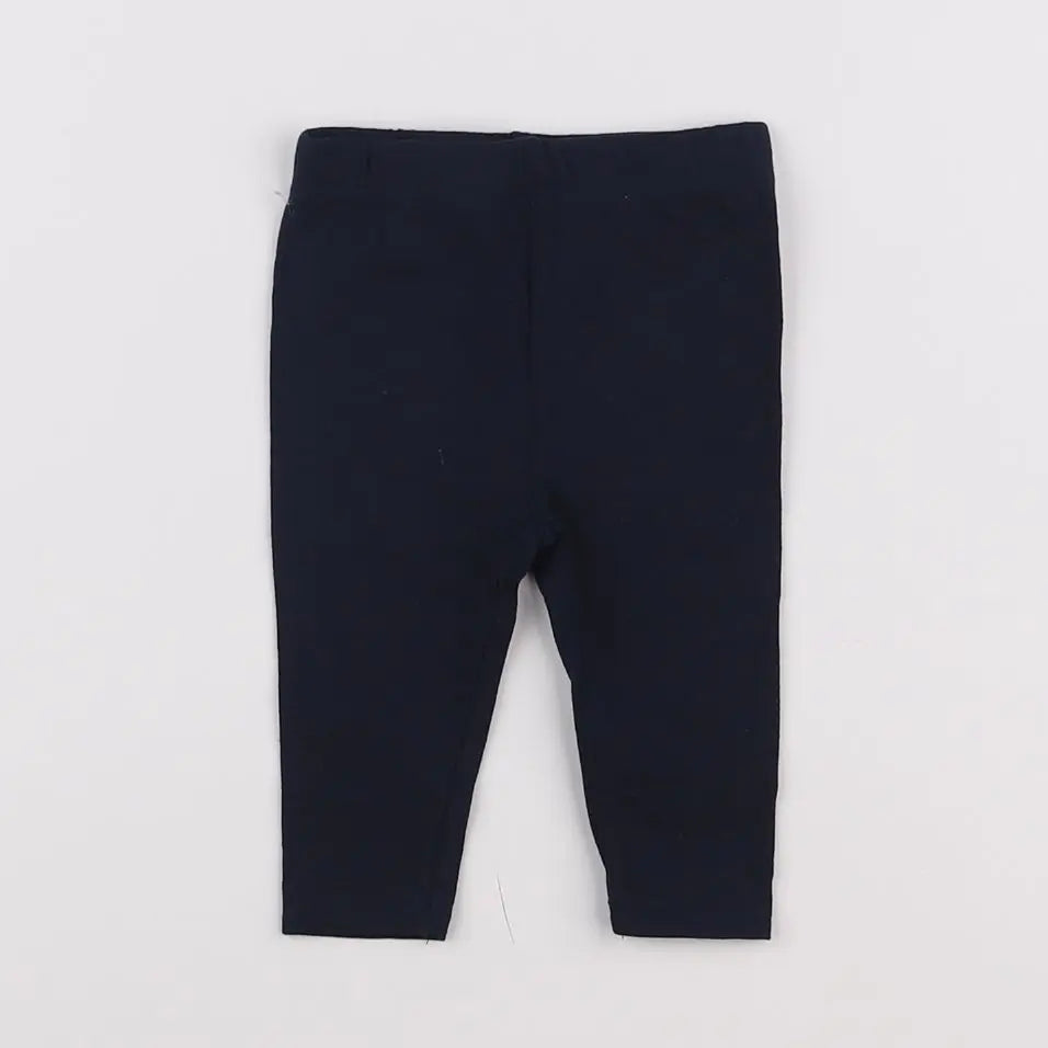 Vertbaudet - legging bleu - 3 mois