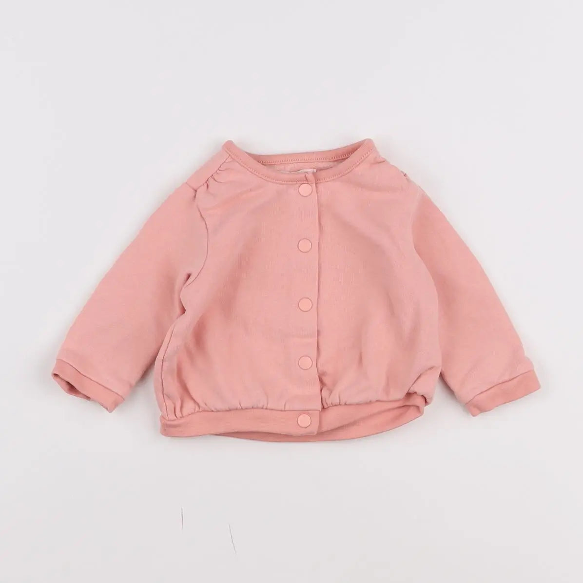 Vertbaudet - sweat rose - 3 mois