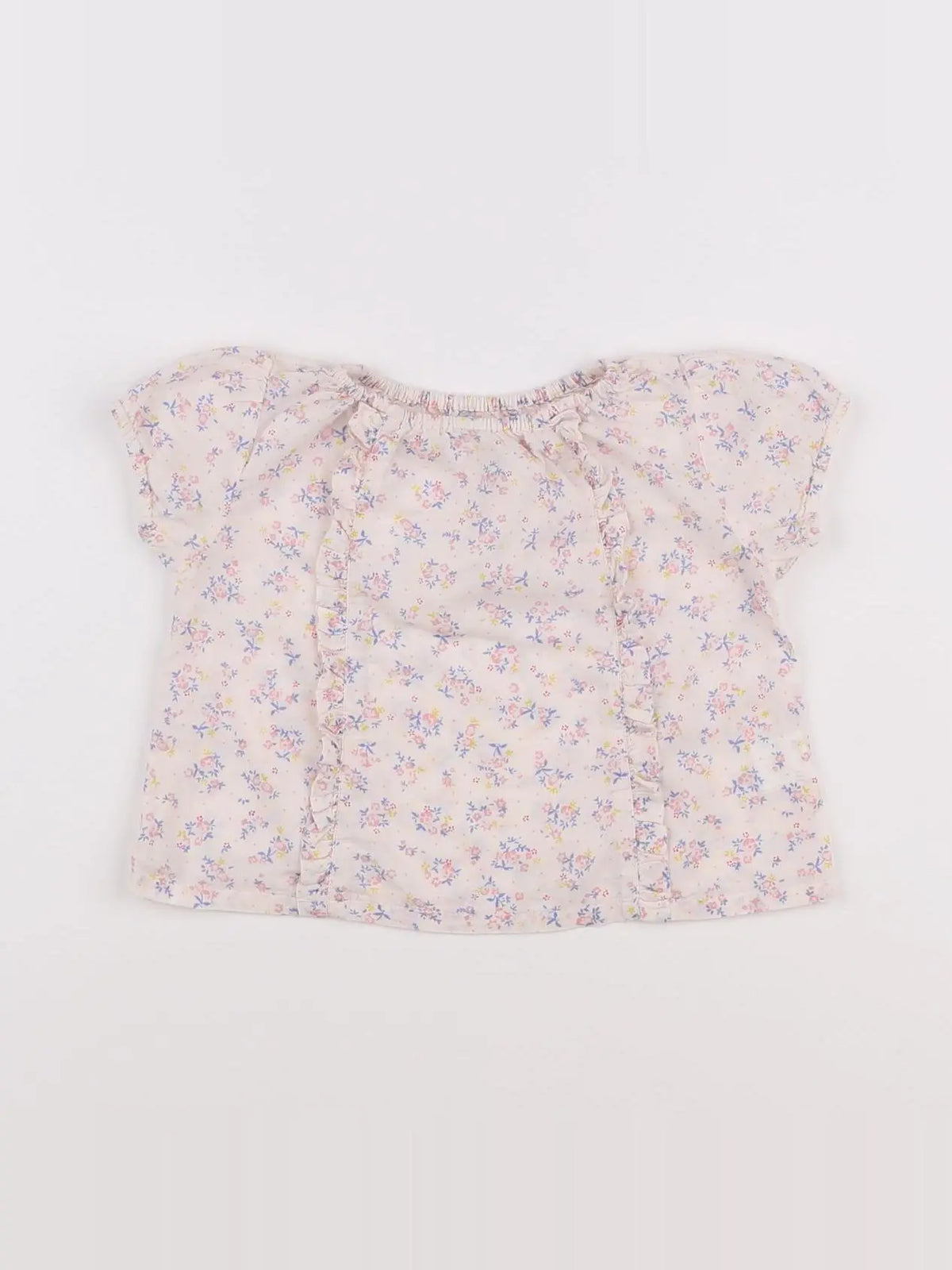 Boutchou - blouse rose - 12 mois