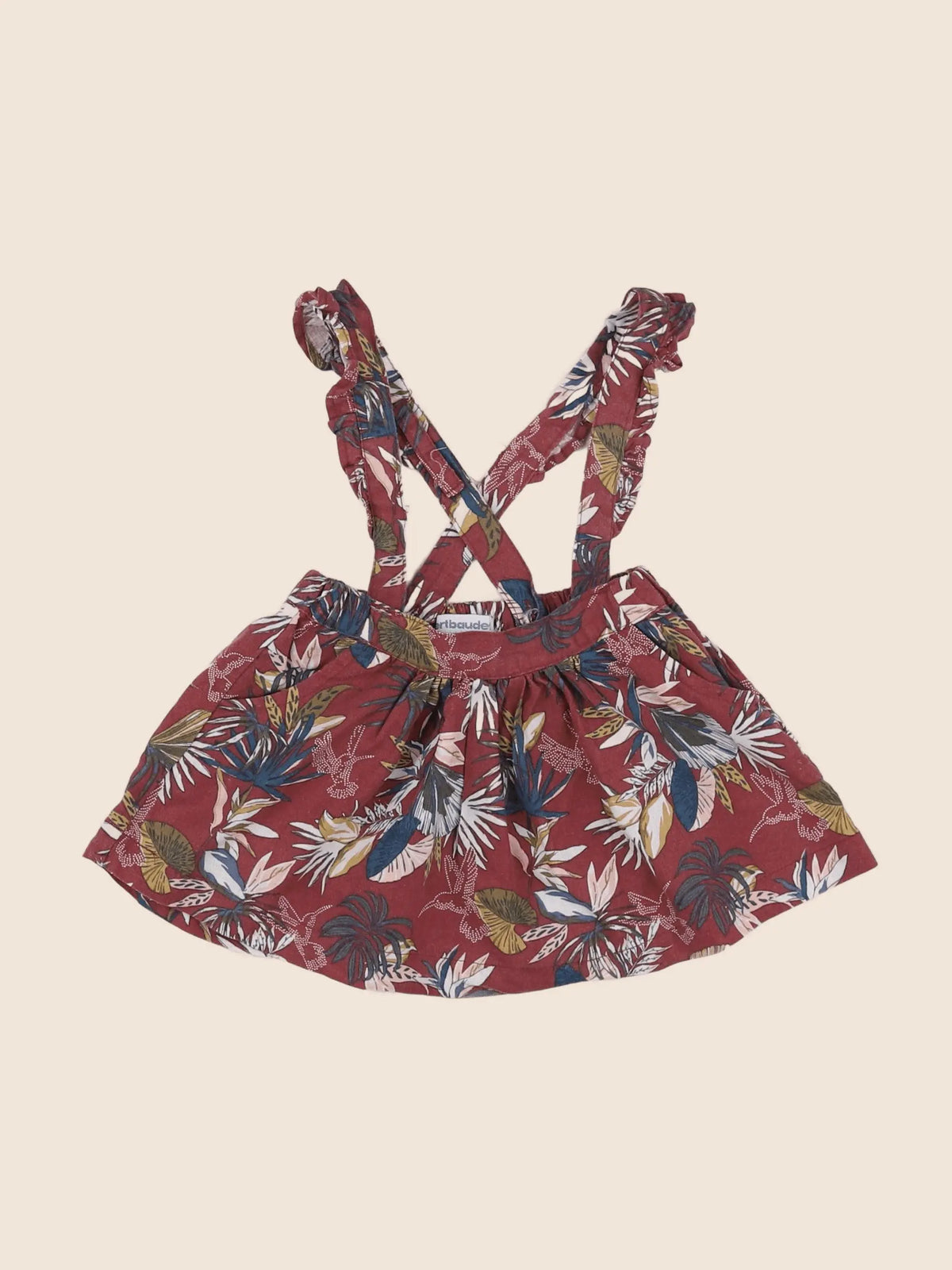 Vertbaudet - jupe rouge - 6 mois