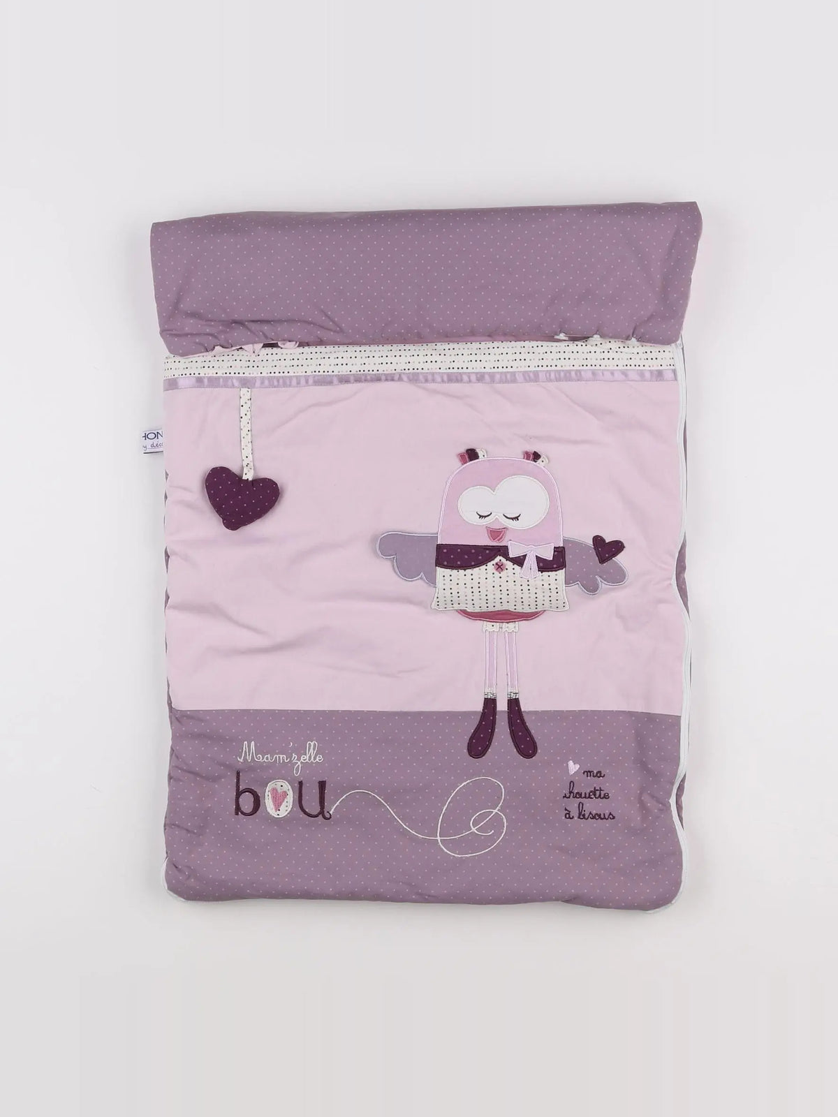 Sauthon - nid d'ange rose, violet - 0/6 mois