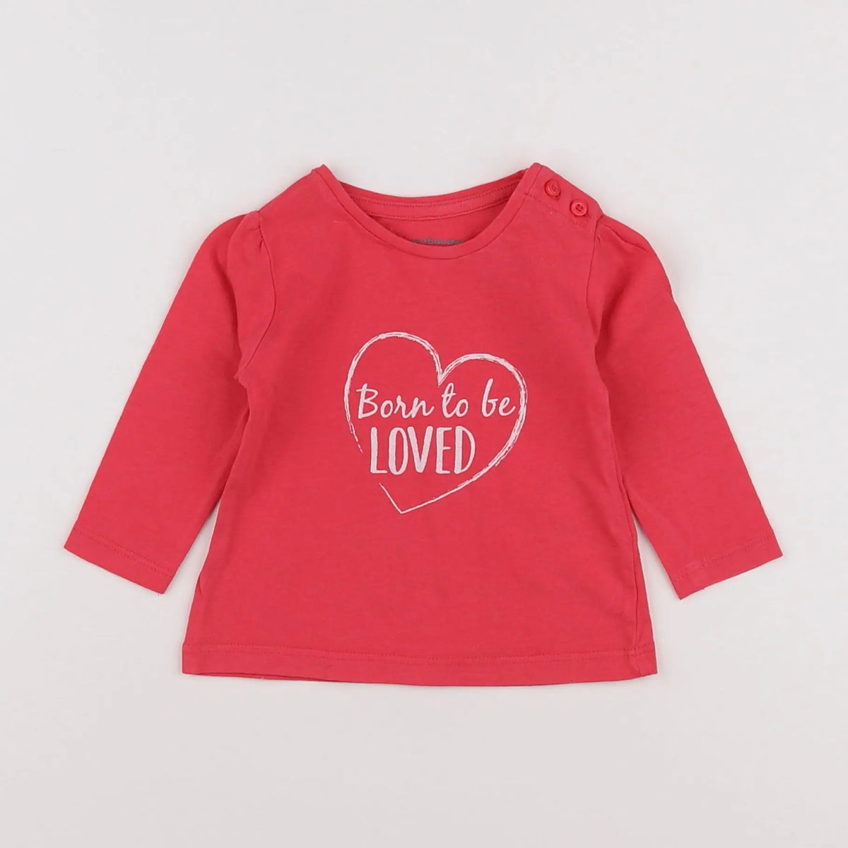 Vertbaudet - tee-shirt rose - 3 mois
