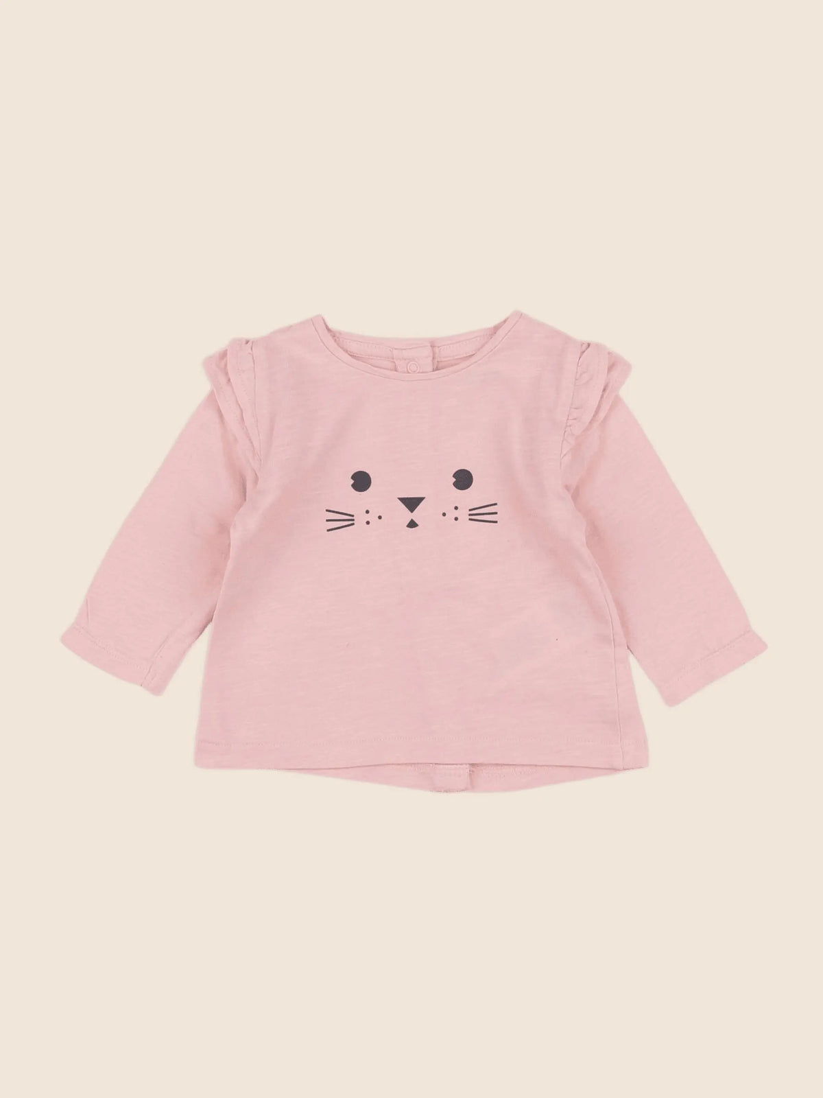 Vertbaudet - tee-shirt rose - 3 mois