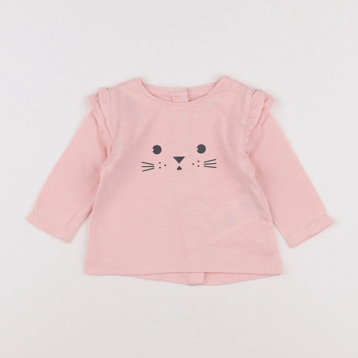 Vertbaudet - tee-shirt rose - 3 mois