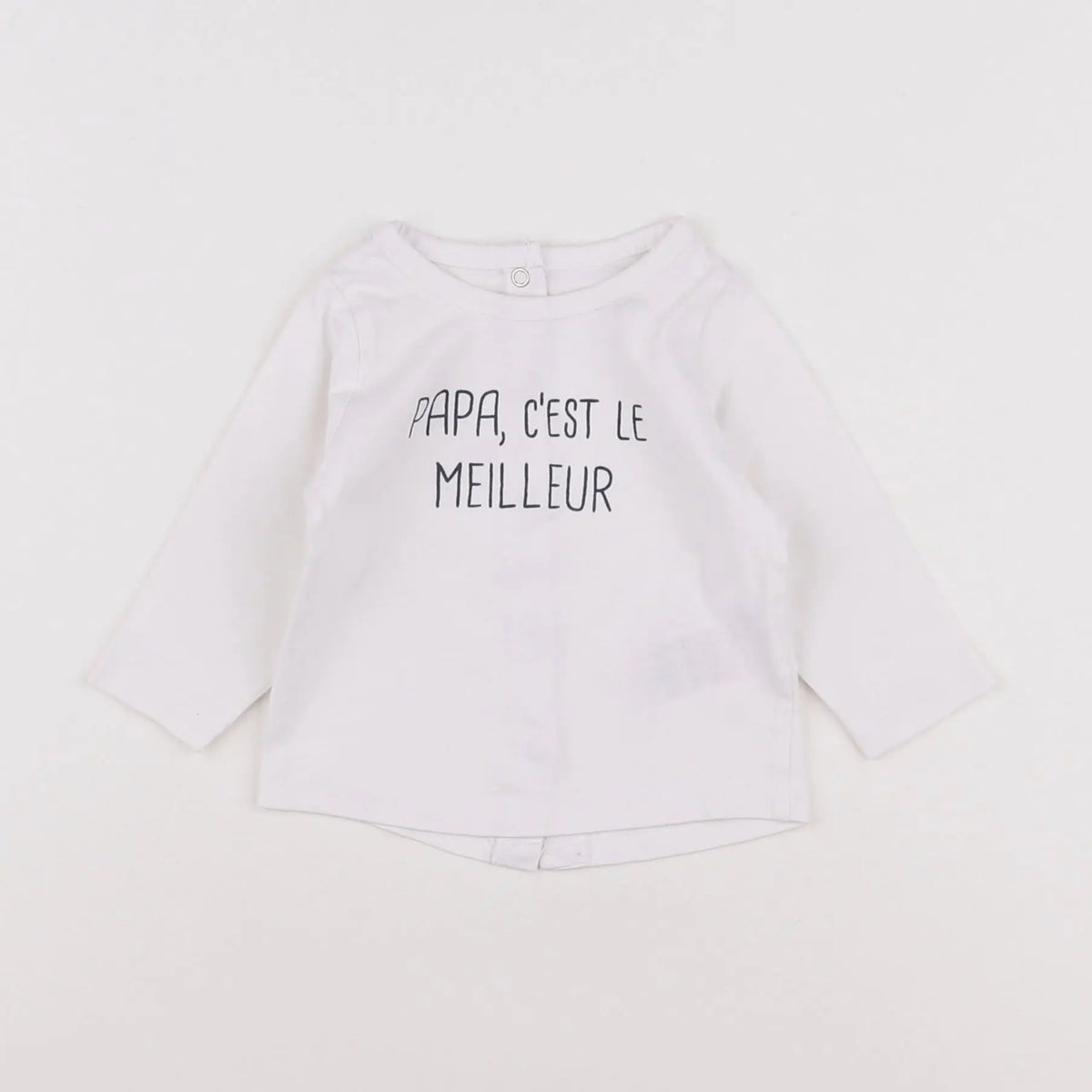 Vertbaudet - tee-shirt blanc - 3 mois