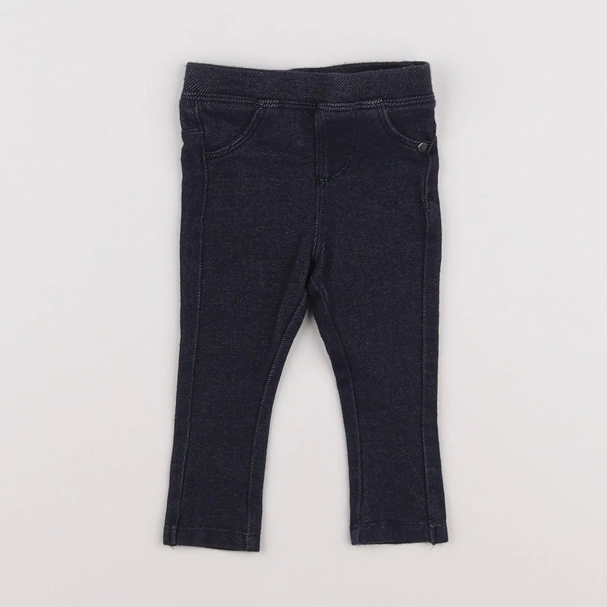 Vertbaudet - jegging bleu - 3 mois