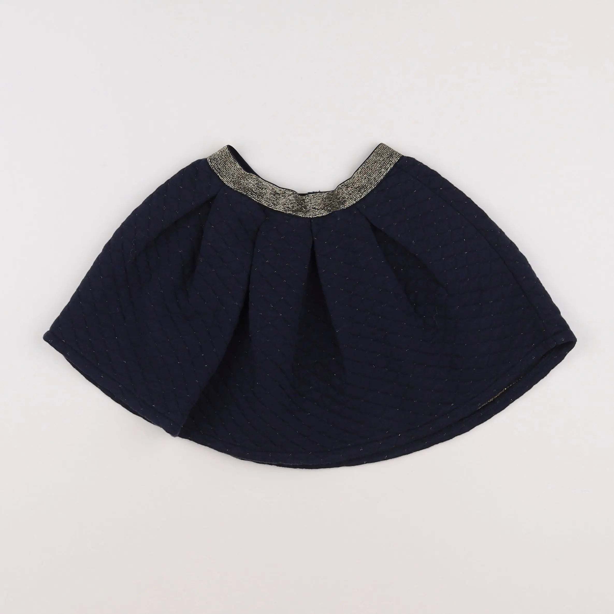 Vertbaudet - jupe bleu, or - 4 ans
