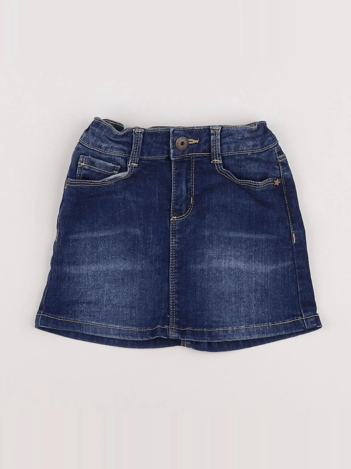 Vertbaudet - jupe bleu - 4 ans