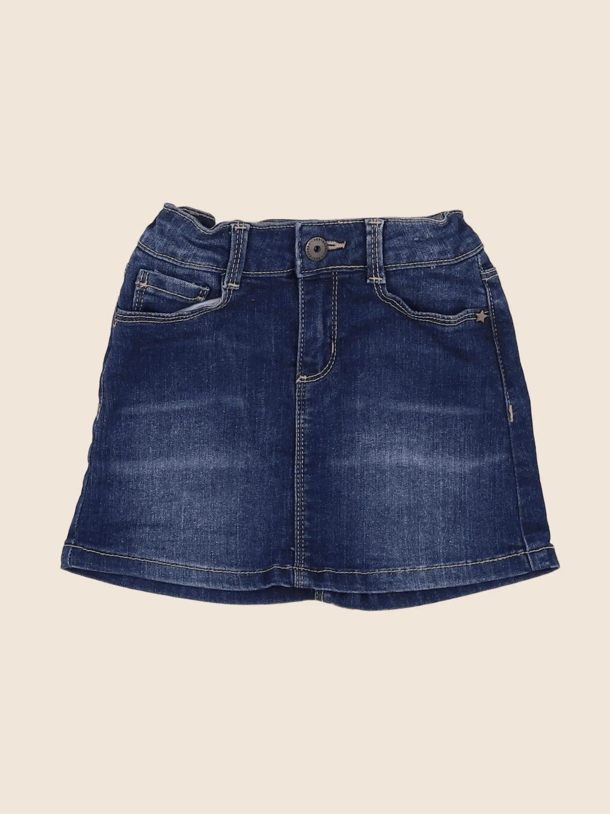 Vertbaudet - jupe bleu - 4 ans