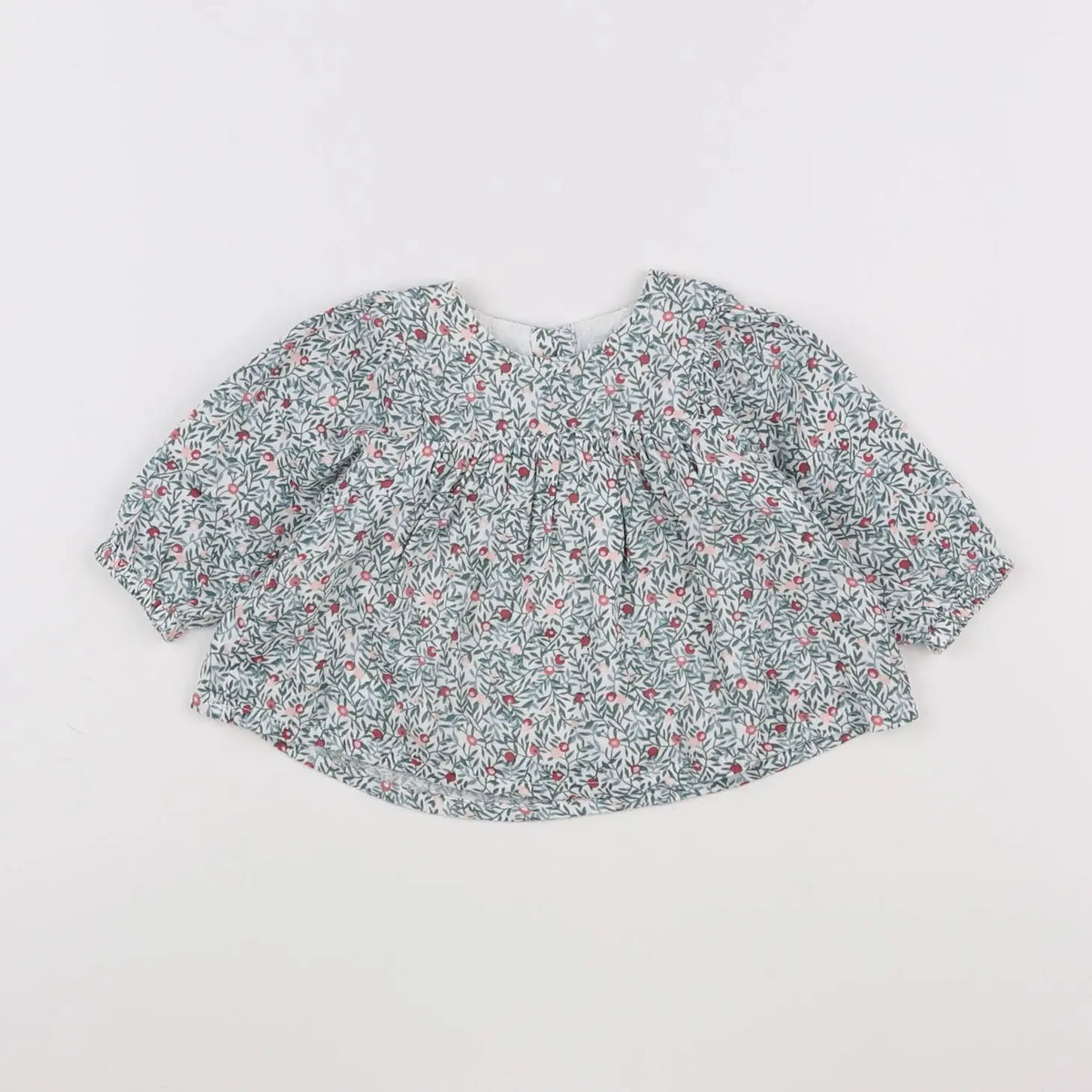 Vertbaudet - blouse bleu - 3 mois