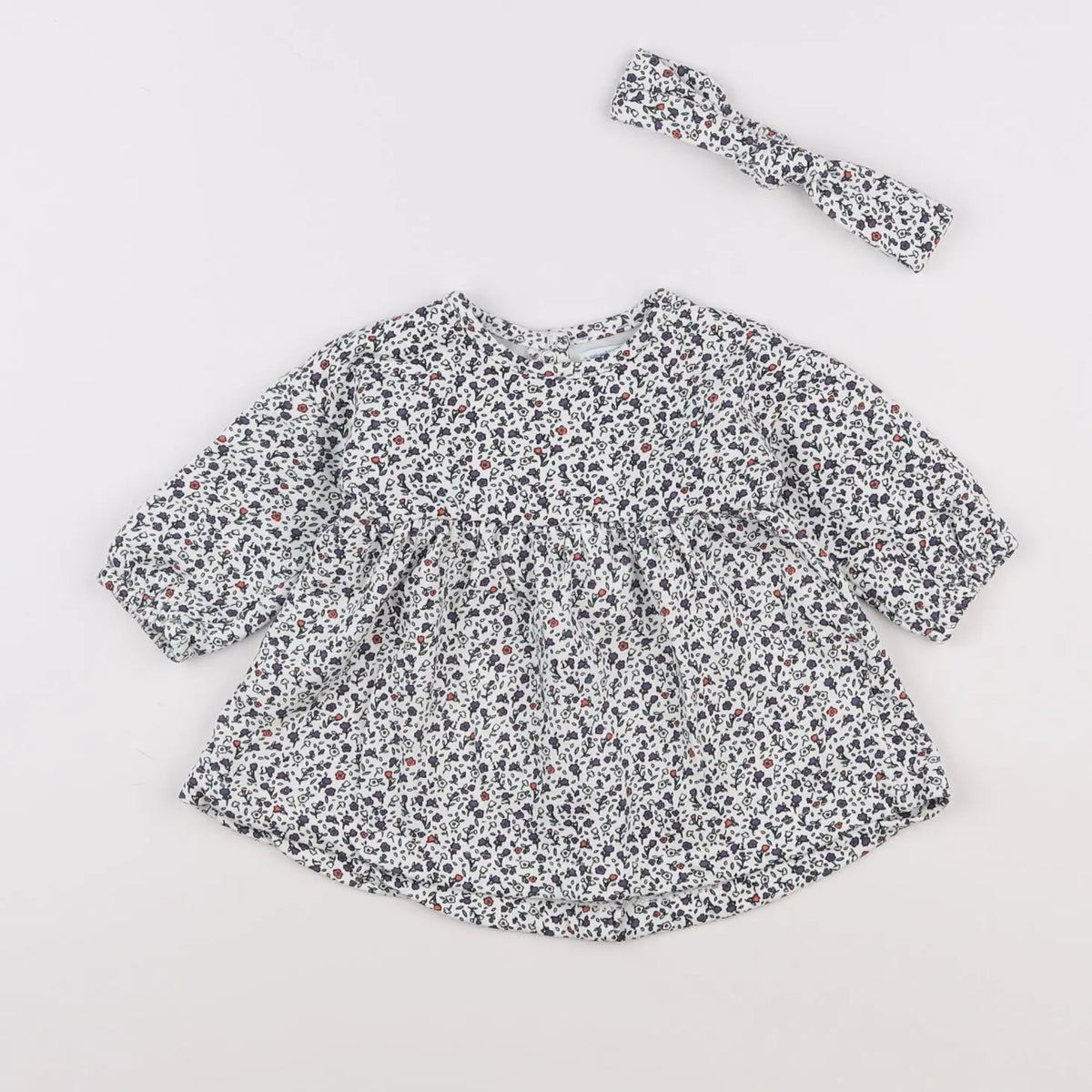 Vertbaudet - robe multicolore - 3 mois