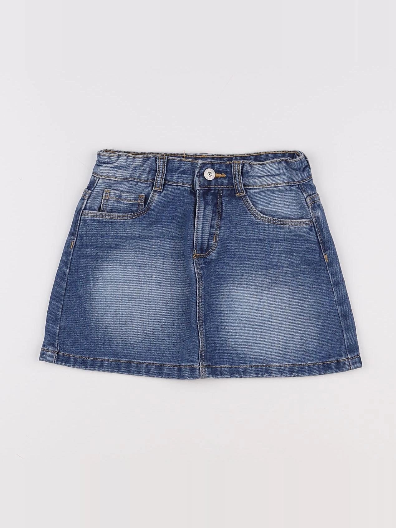 Vertbaudet - jupe bleu - 7 ans