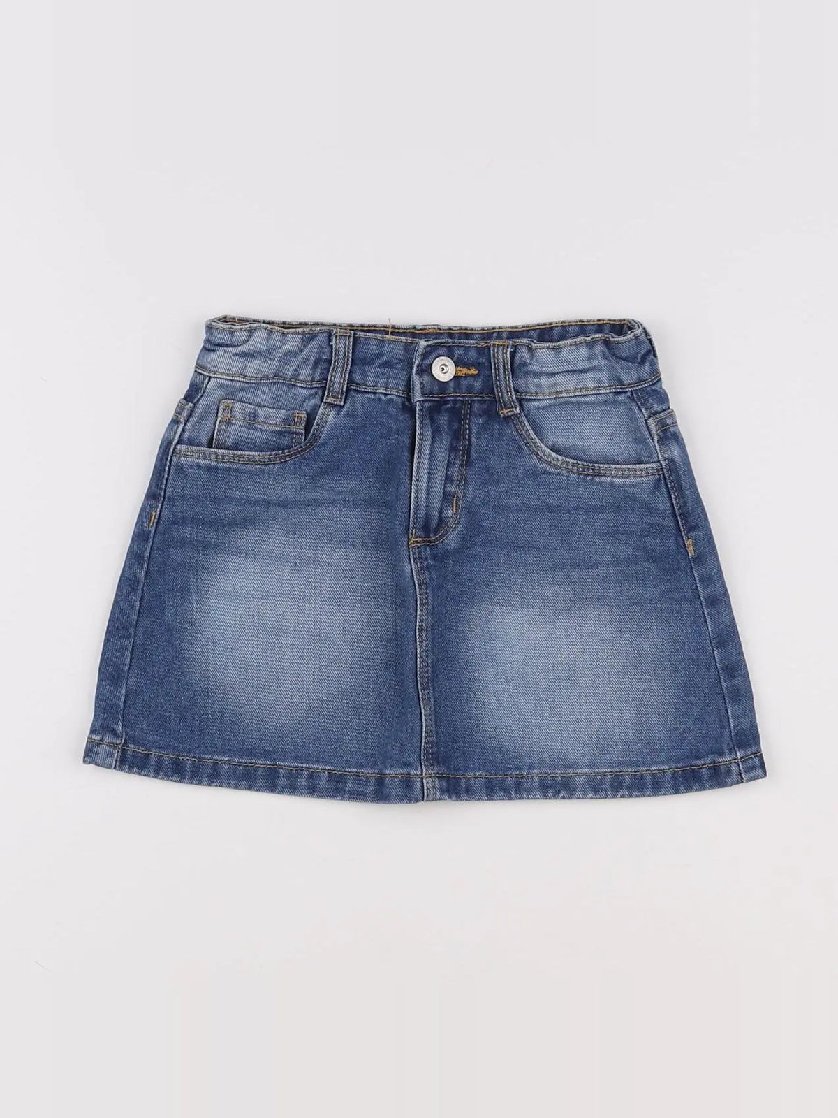 Vertbaudet - jupe bleu - 7 ans