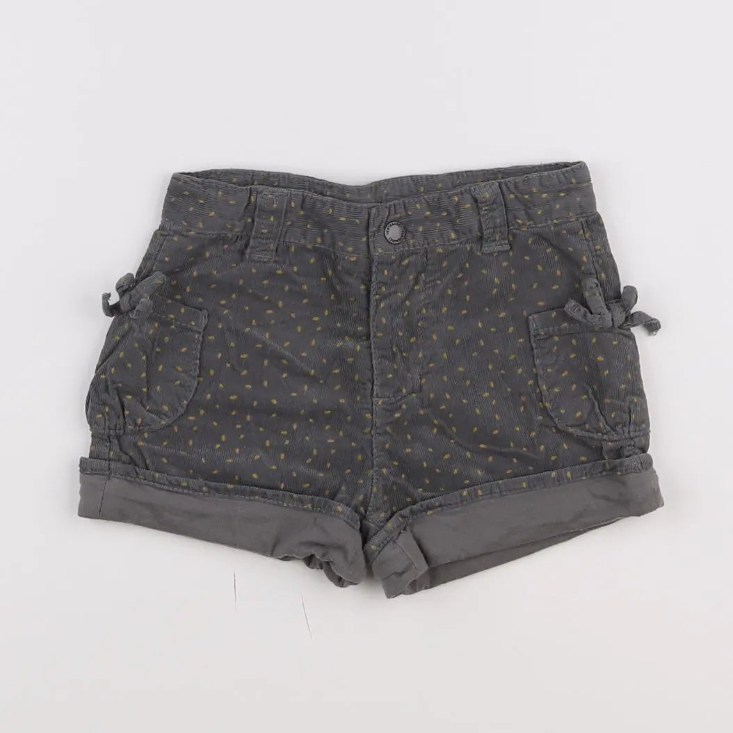 Vertbaudet - short gris, jaune - 18 mois