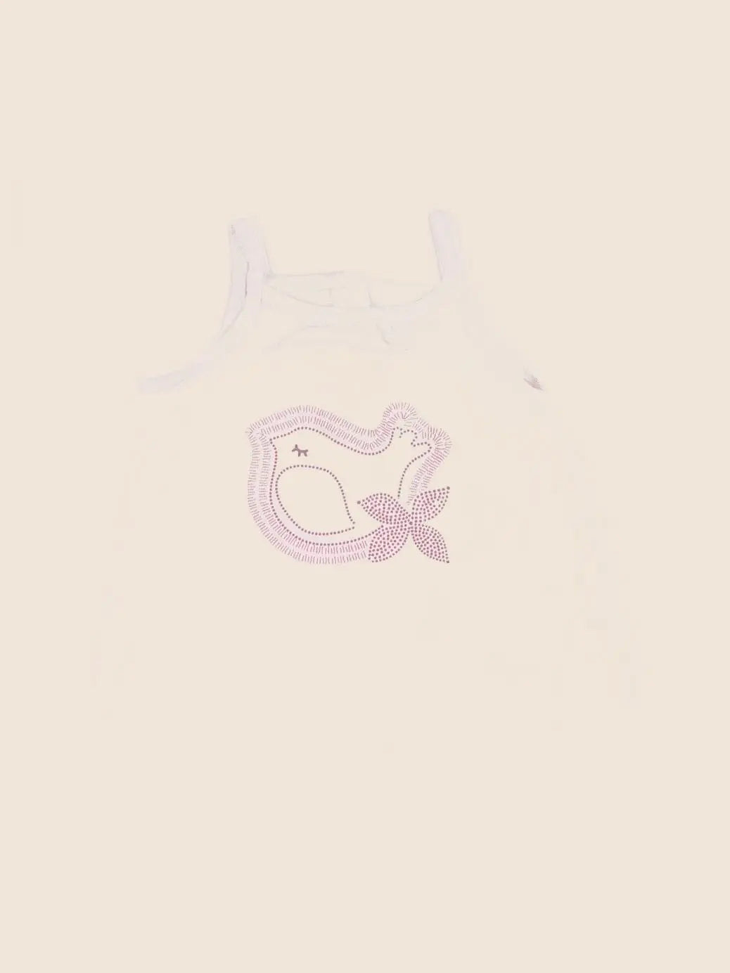 Vertbaudet - débardeur beige - 9 mois