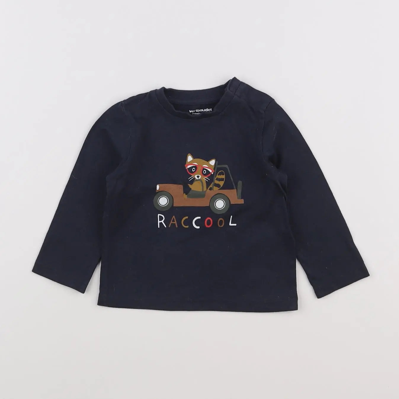Vertbaudet - tee-shirt gris - 9 mois