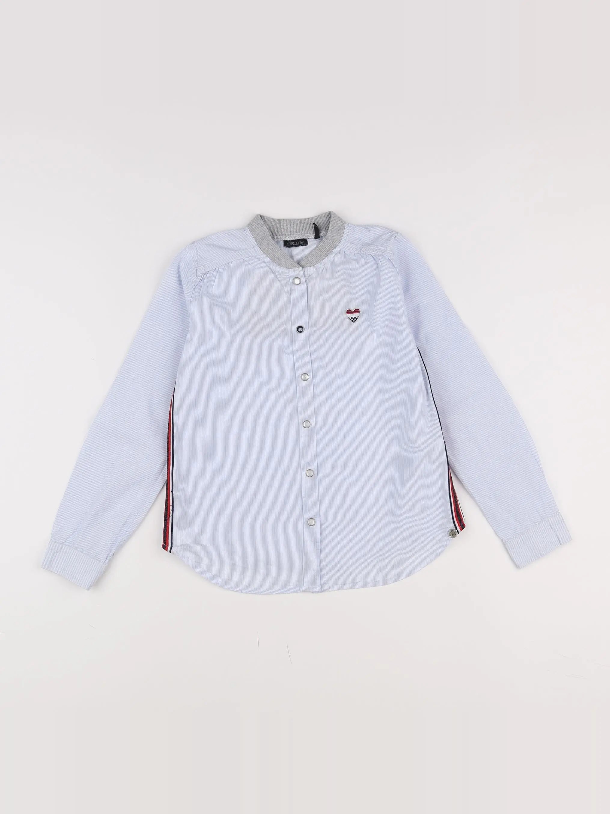 IKKS - blouse bleu, rouge - 8 ans