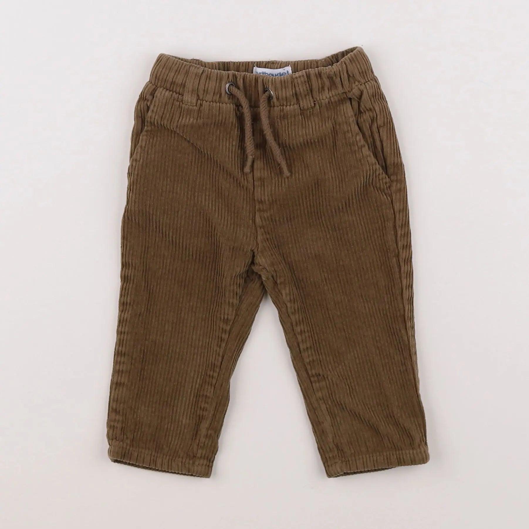 Vertbaudet - pantalon marron - 6 mois