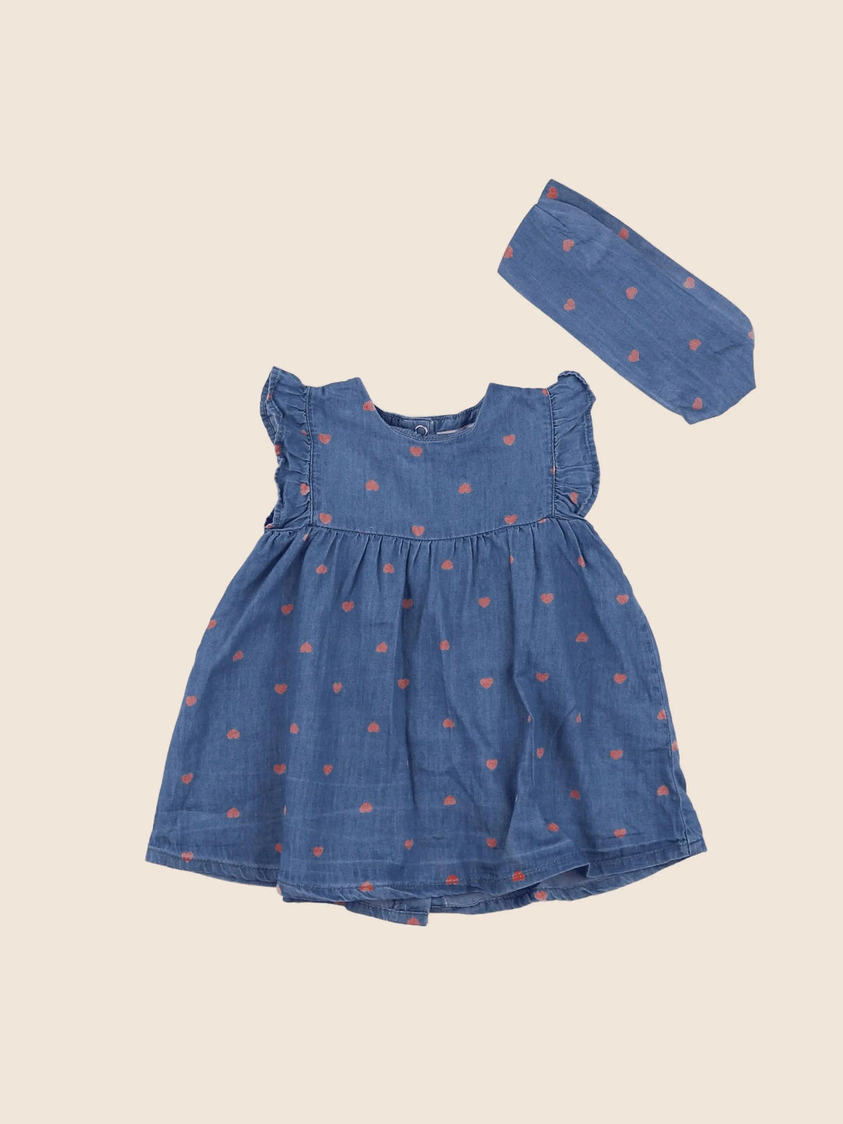 Vertbaudet - robe bleu - 6 mois