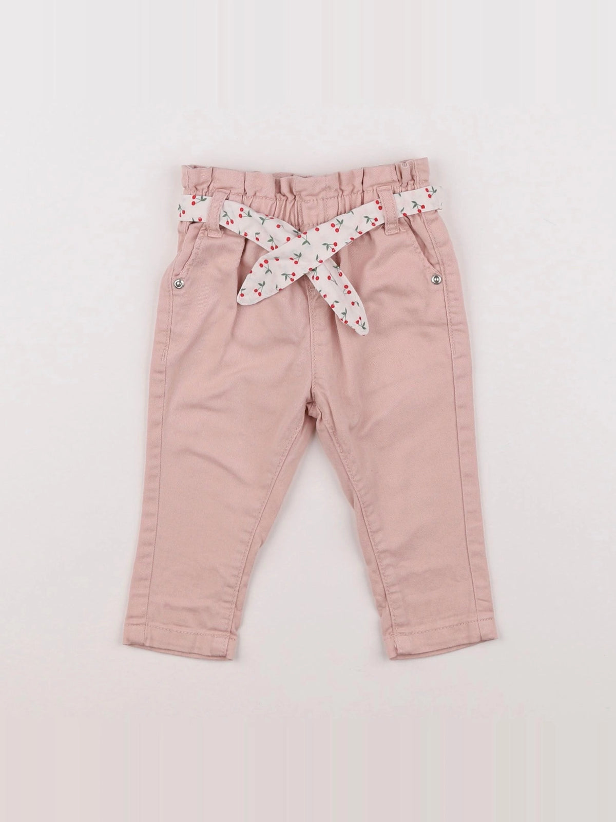 Vertbaudet - jean rose - 6 mois