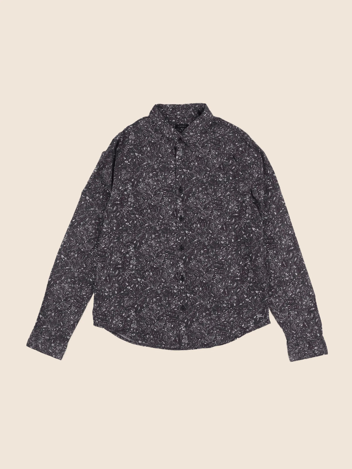 IKKS - chemise gris, rouge - 12 ans
