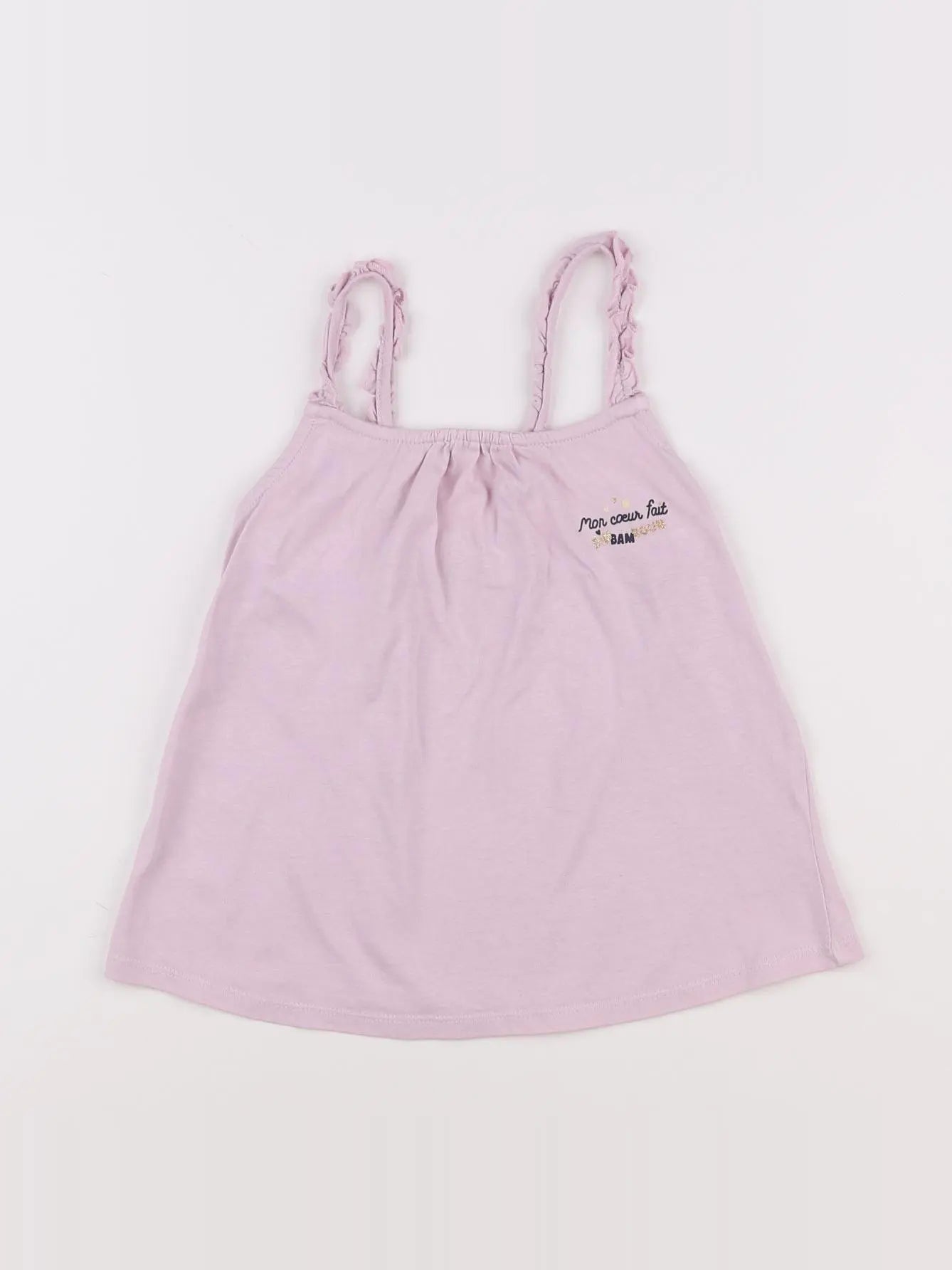 Vertbaudet - débardeur violet - 6 ans