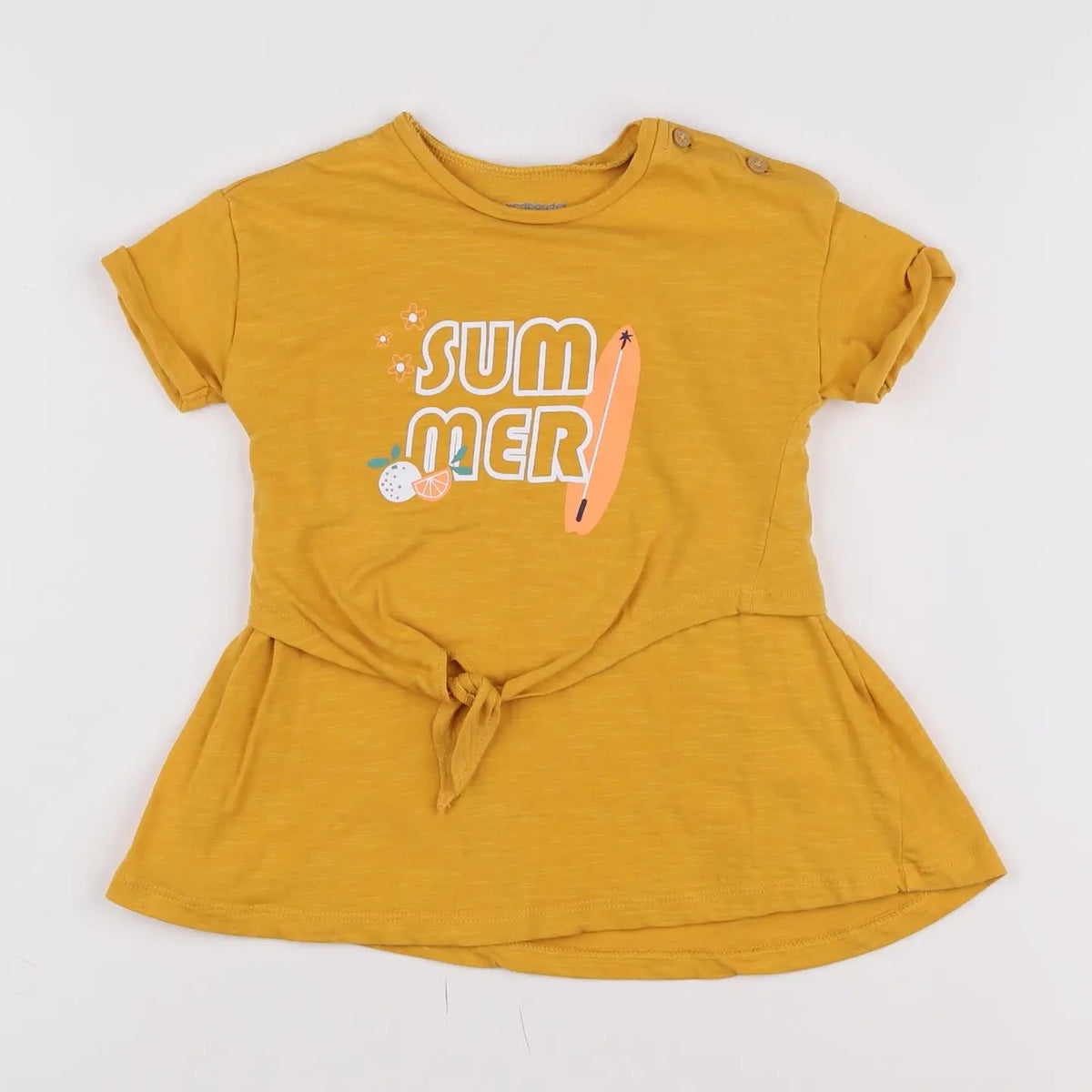 Vertbaudet - robe jaune - 18 mois